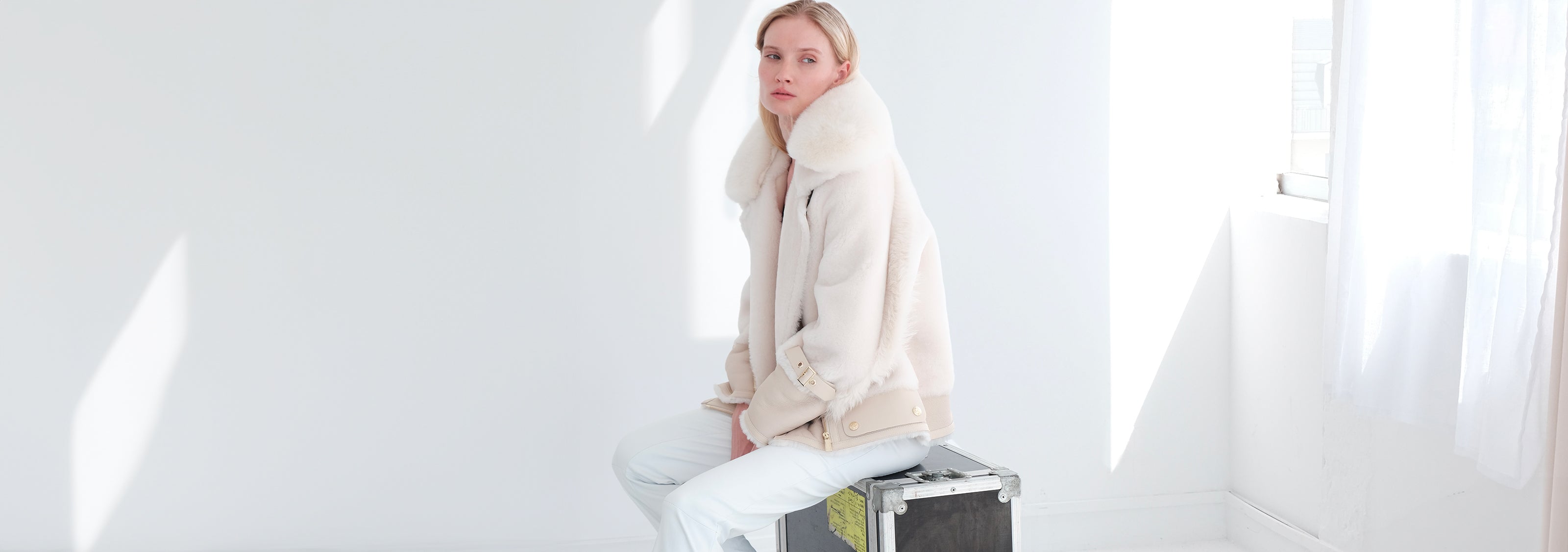 High-end shearling jacket for women MAX&MOI | Luxury Women's