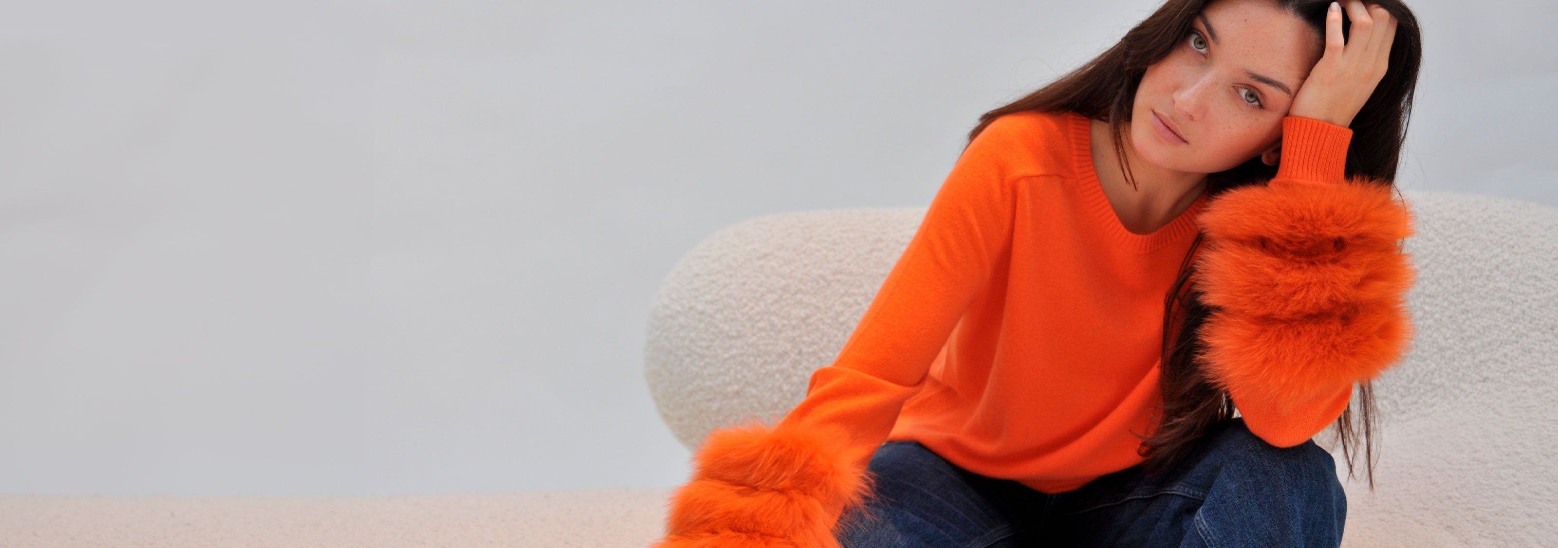 Our cashmere sweaters -|available for pre-order