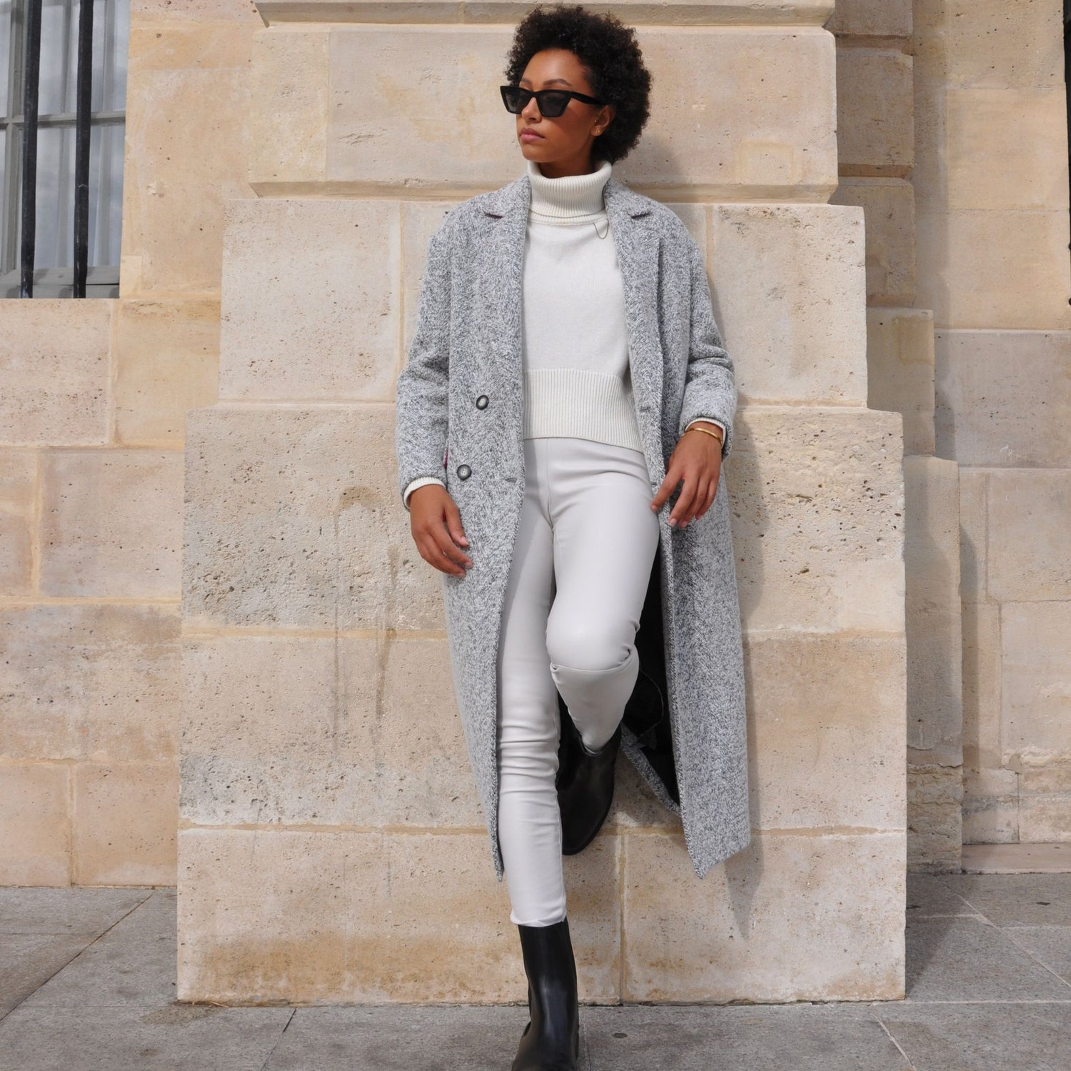 Legging en cuir Perlegging look de bureau haut de gamme femme | MAX&MOI