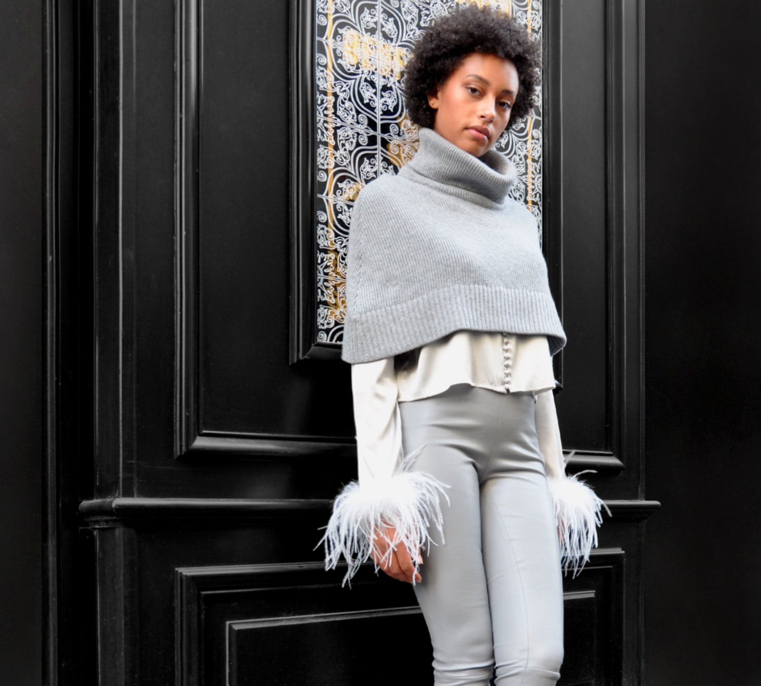 Legging en cuir Perlegging look de soirée haut de gamme femme | MAX&MOI