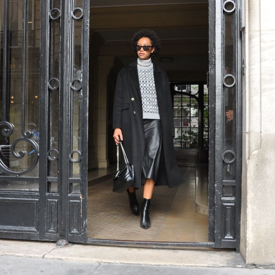 Manteau MABO en laine mode haut de gamme femme | MAX&MOI