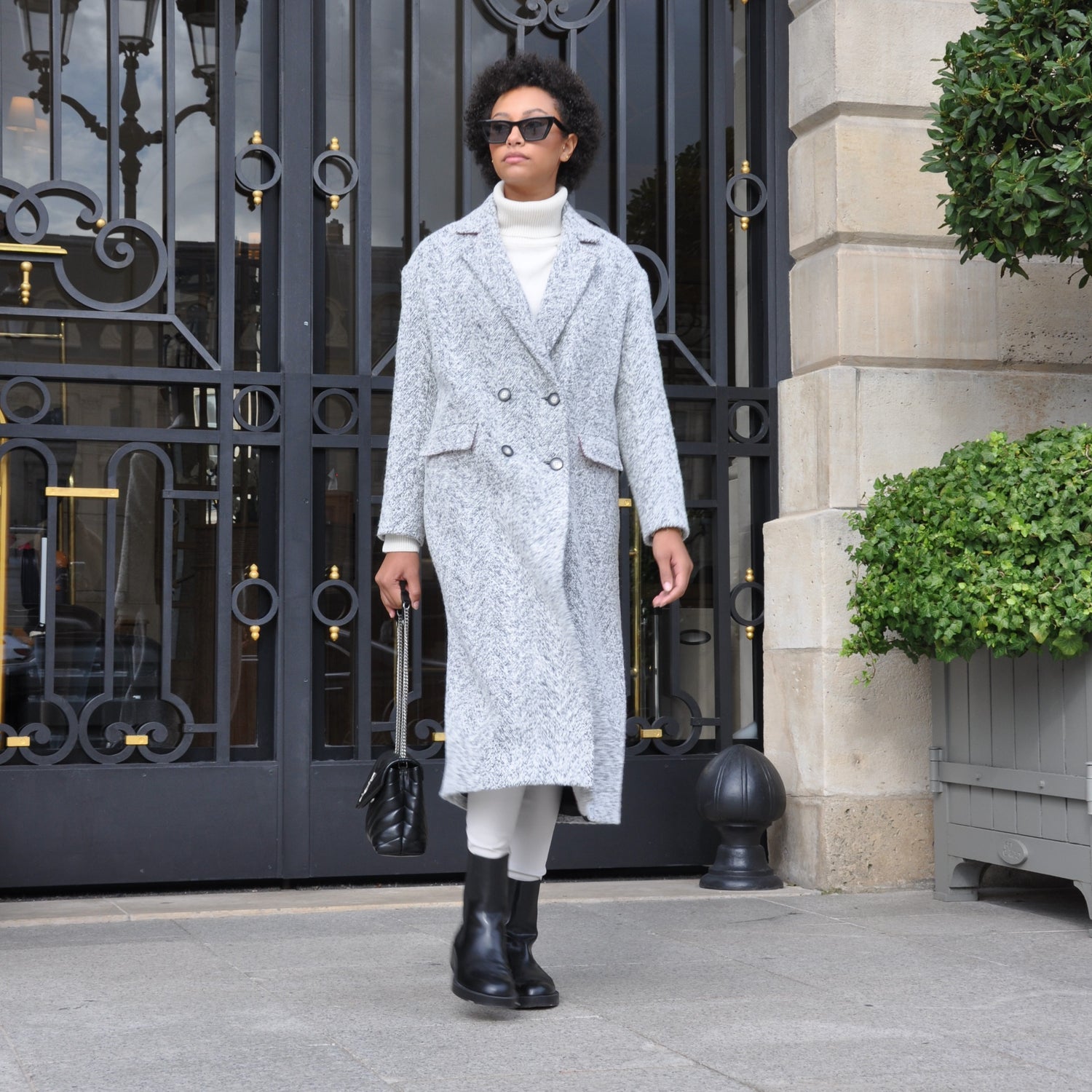 Manteau MARROT en coton et laine mode haut de gamme femme | MAX&MOI