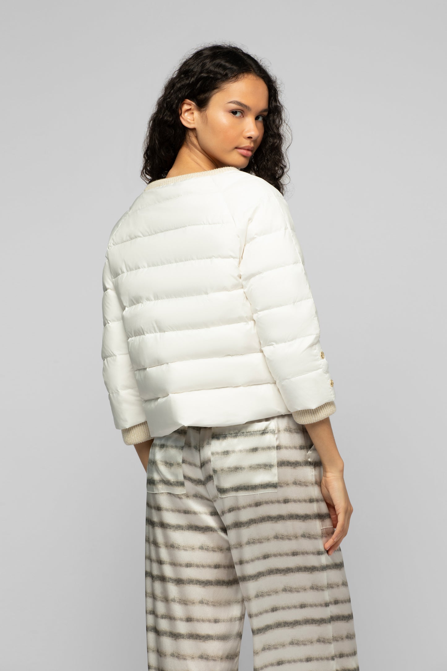 Doudoune Daloa blanc en duvet de canard mode femme luxe