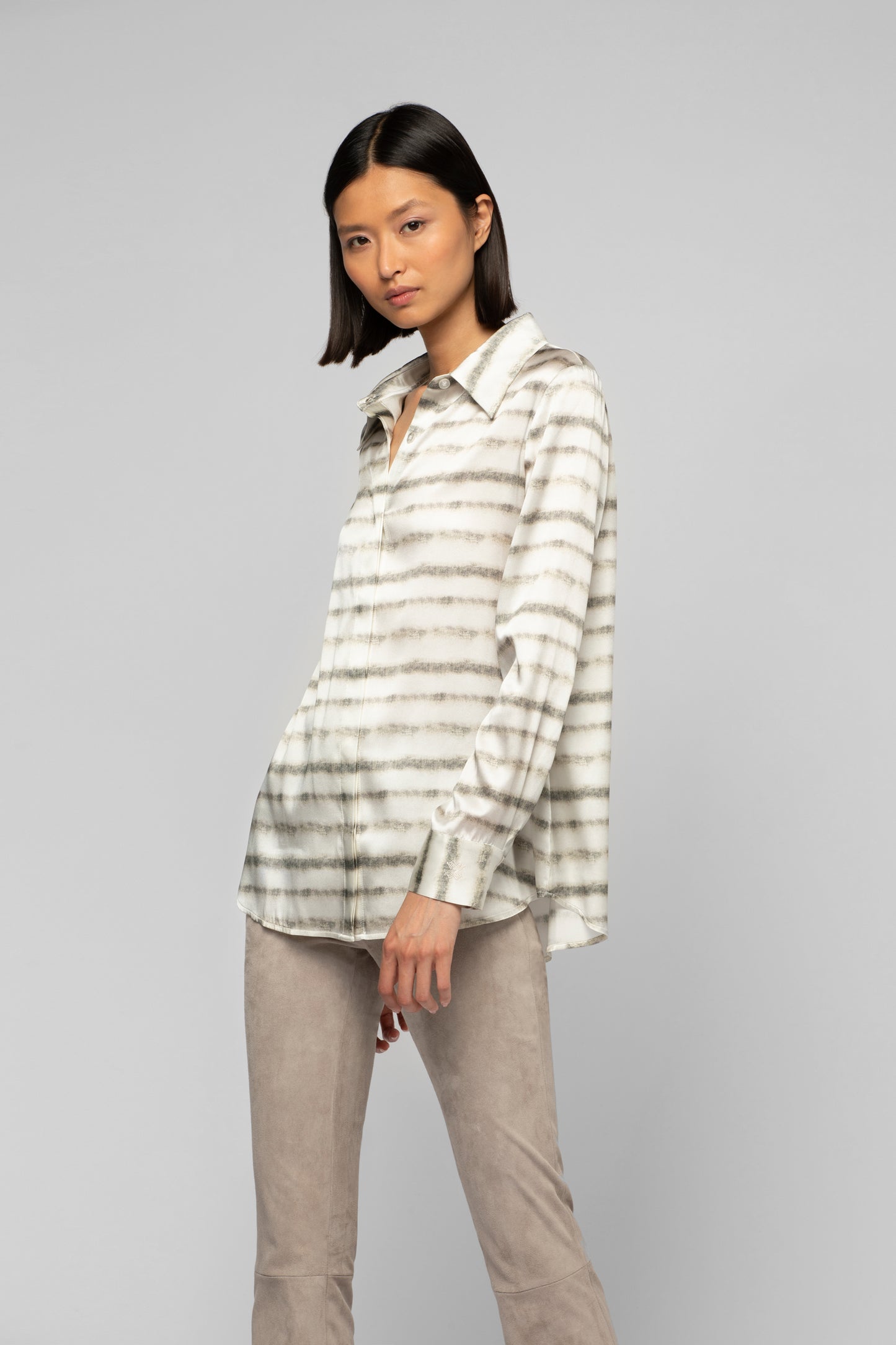 Chemise Levy tie-dye en soie mode femme luxe