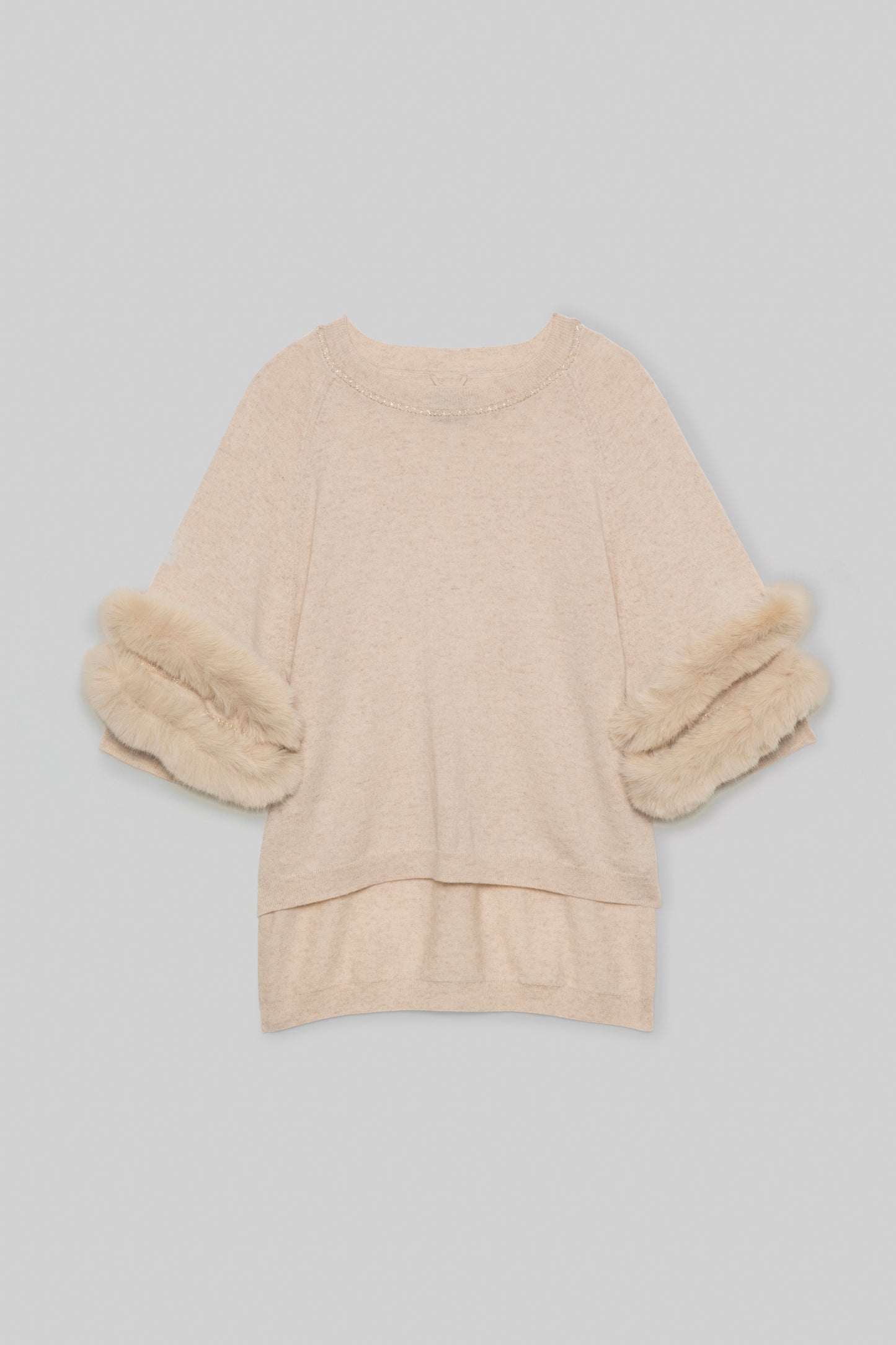 Pull Paisha beige en laine et cachemire mode femme luxe