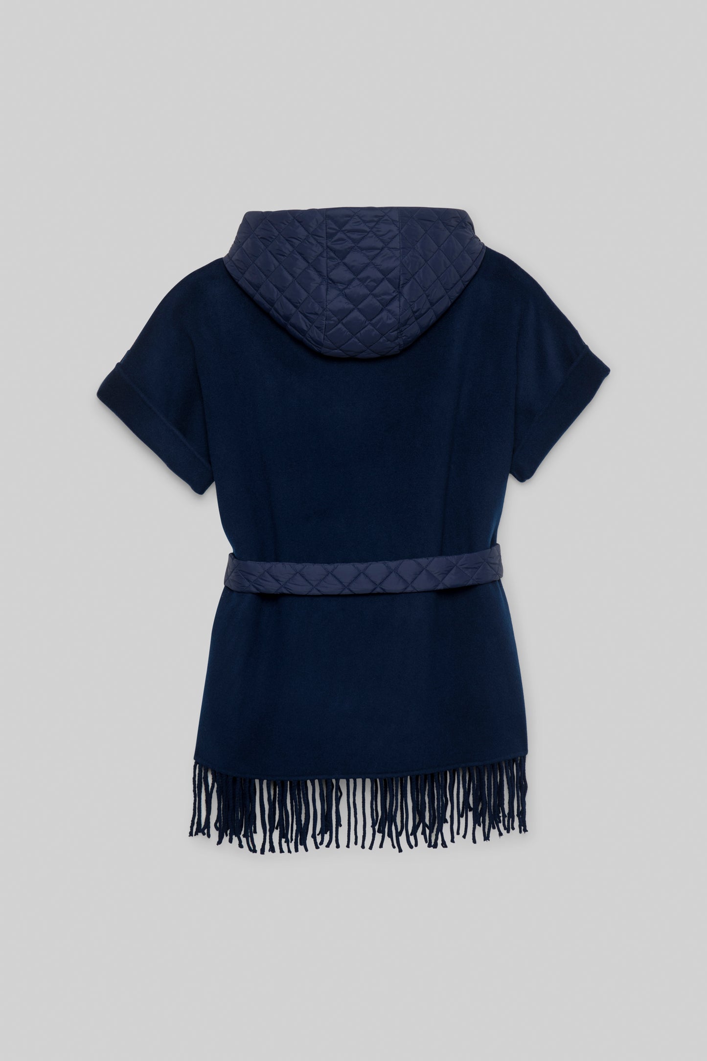 Veste Varya bleu marine en laine et nylon mode femme luxe