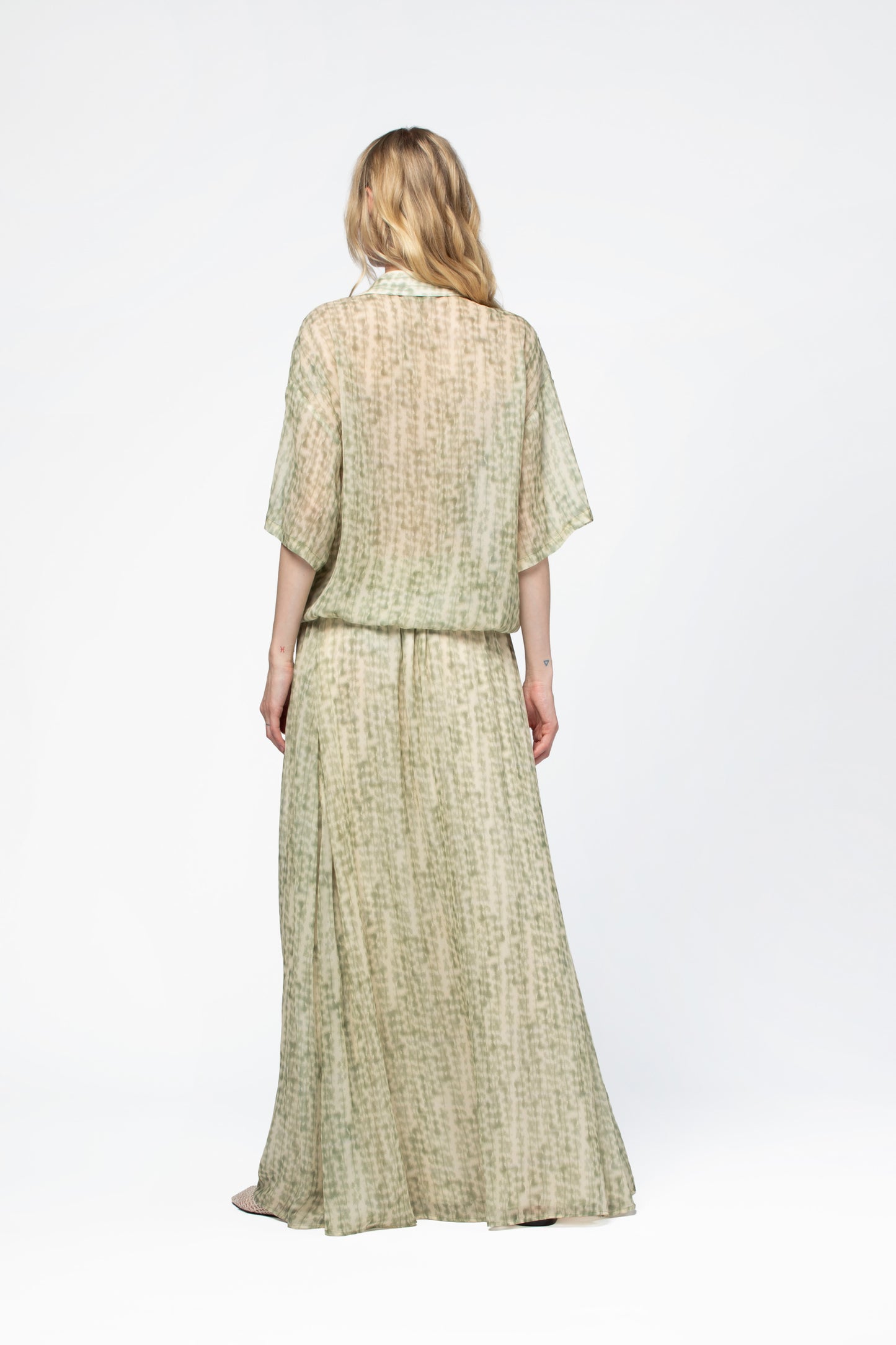 Blouse imprimé vert jungle femme MAX&MOI style élégant et moderne