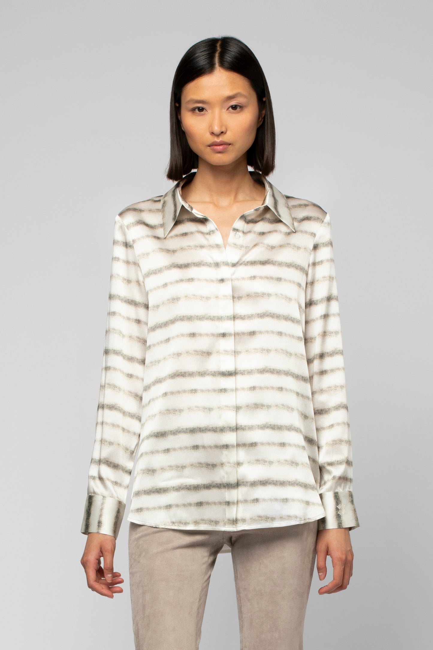 Chemise Levy tie-dye en soie mode femme luxe