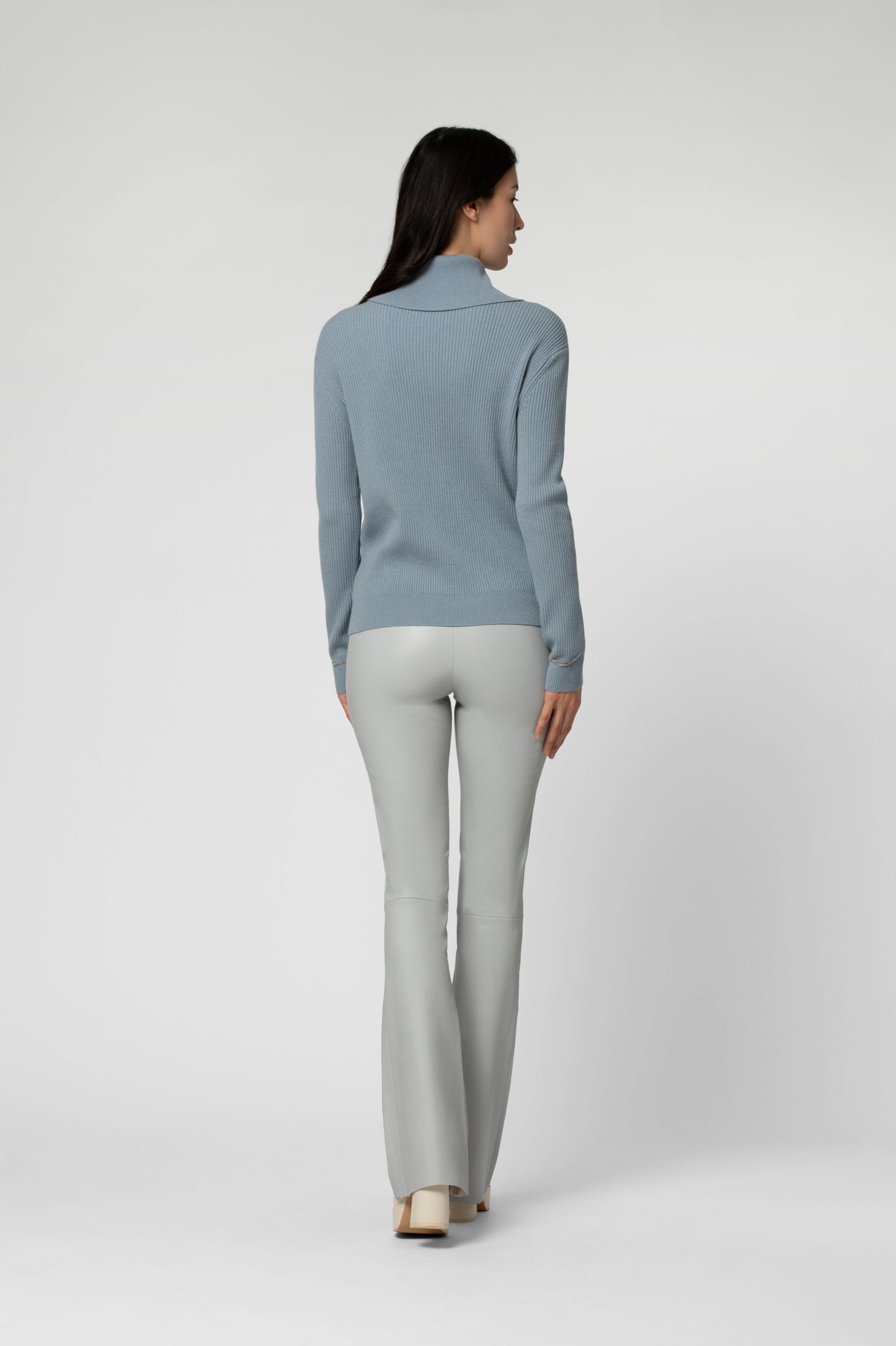 Legging en cuir BEYINA
