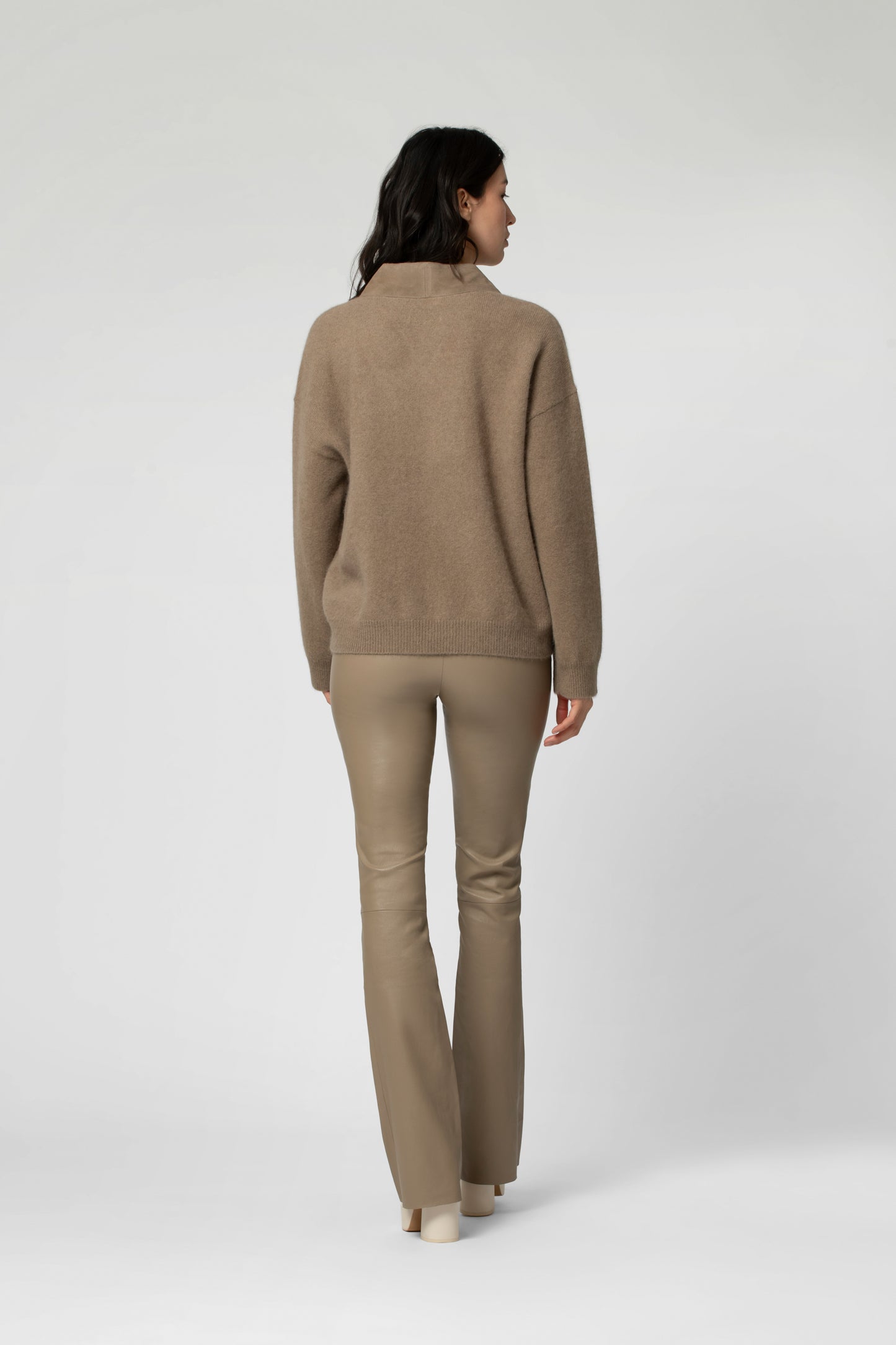 Legging en cuir BEYINA