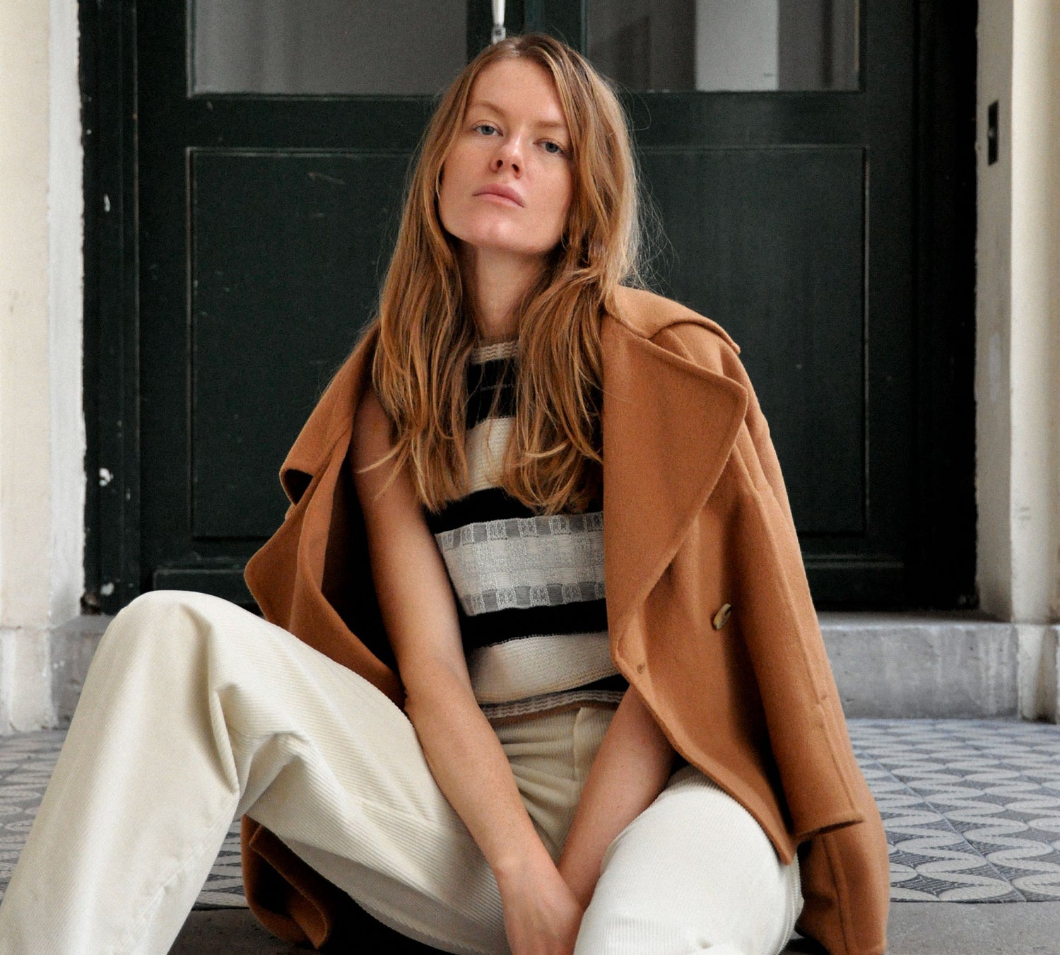Veste JACKSON MAX&MOI en laine double face haut de gamme pour femme