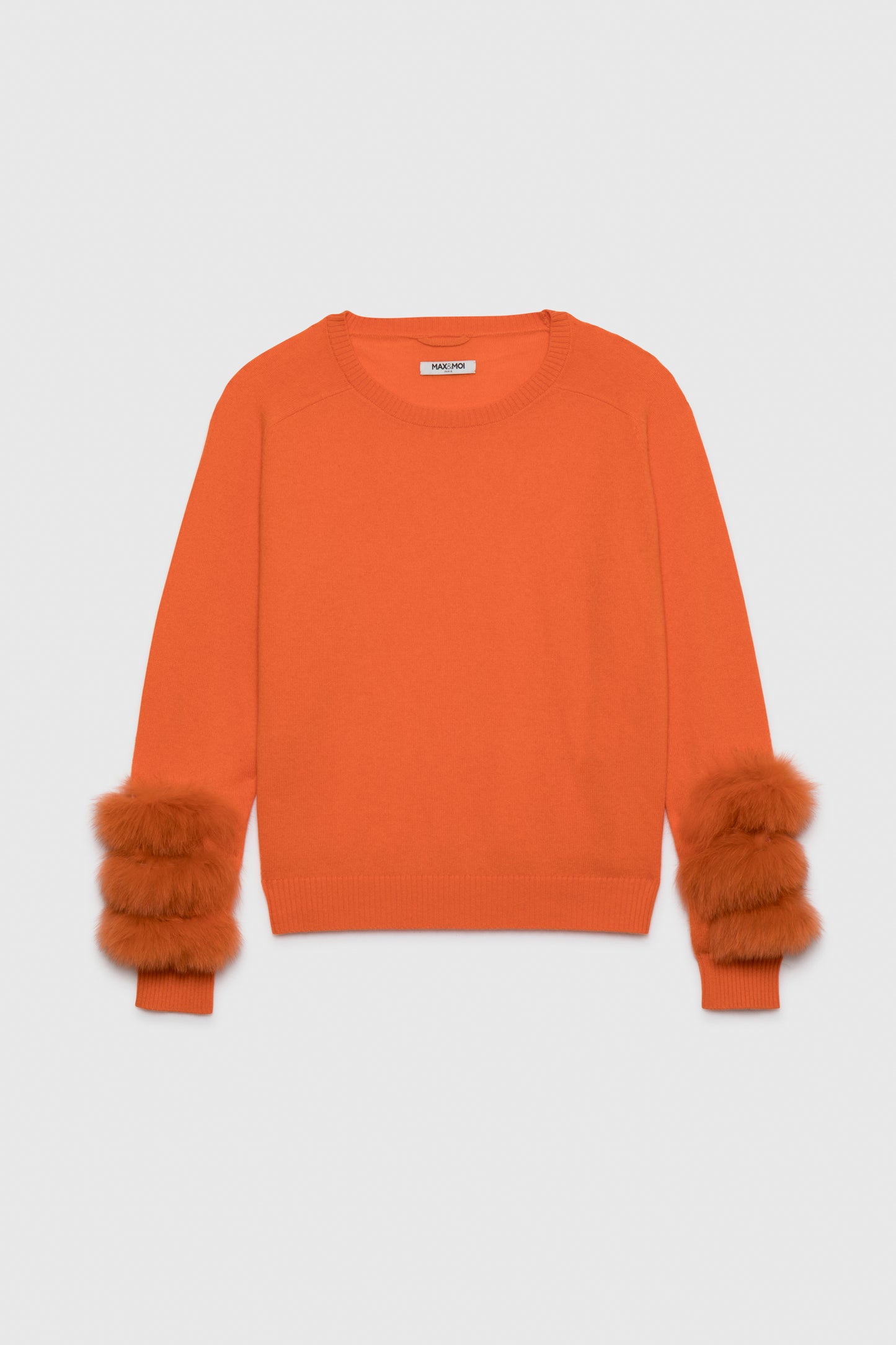 Pull GARY sanguine Cachemire fourrure en renard haut de gamme femme MAX&MOI