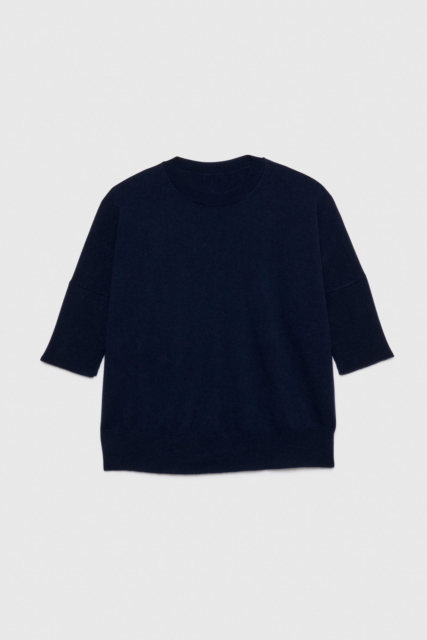 Pull STELLA LOOSE navy Laine Cachemire haut de gamme femme MAX&MOI