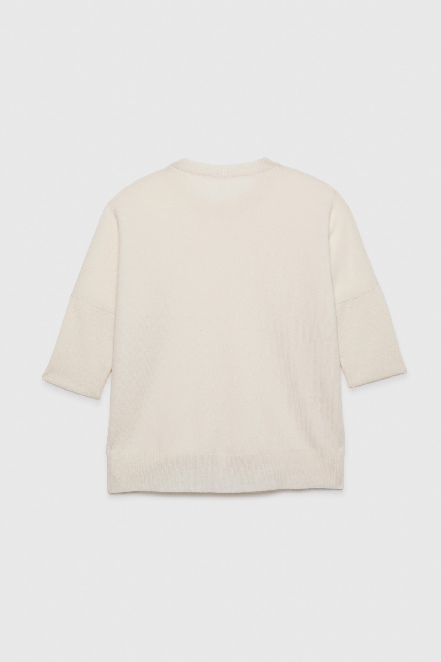 Pull STELLA LOOSE blanc Laine Cachemire haut de gamme femme MAX&MOI