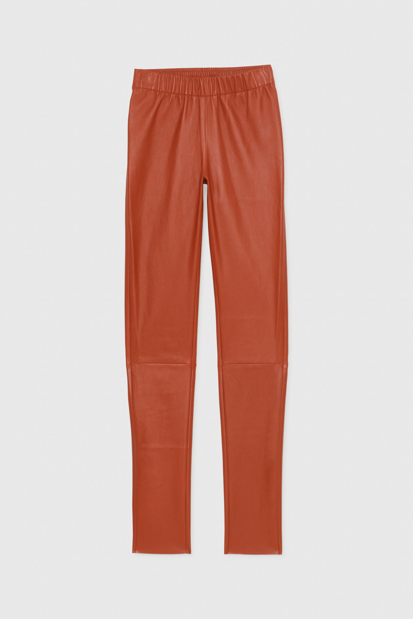 PERLEGGING en cuir pétrole Cuir d'agneau Coton Elasthanne haut de gamme femme MAX&MOI
