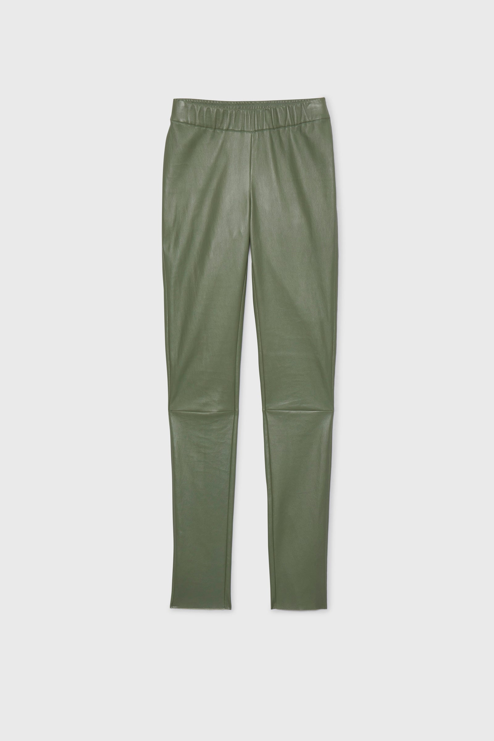 PERLEGGING en cuir Cuir d'agneau Coton Amande haut de gamme femme MAX&MOI