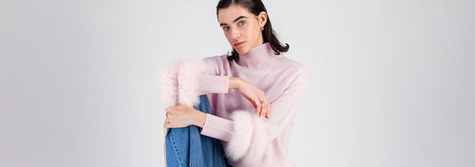 Précommande exclusive -|: le pull NEW GARY en cachemire & fourrure upcyclés de MAX&MOI