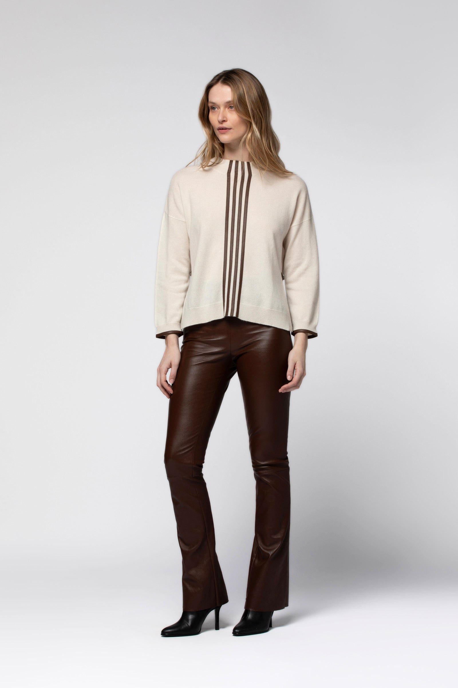 Legging en cuir BEYINA