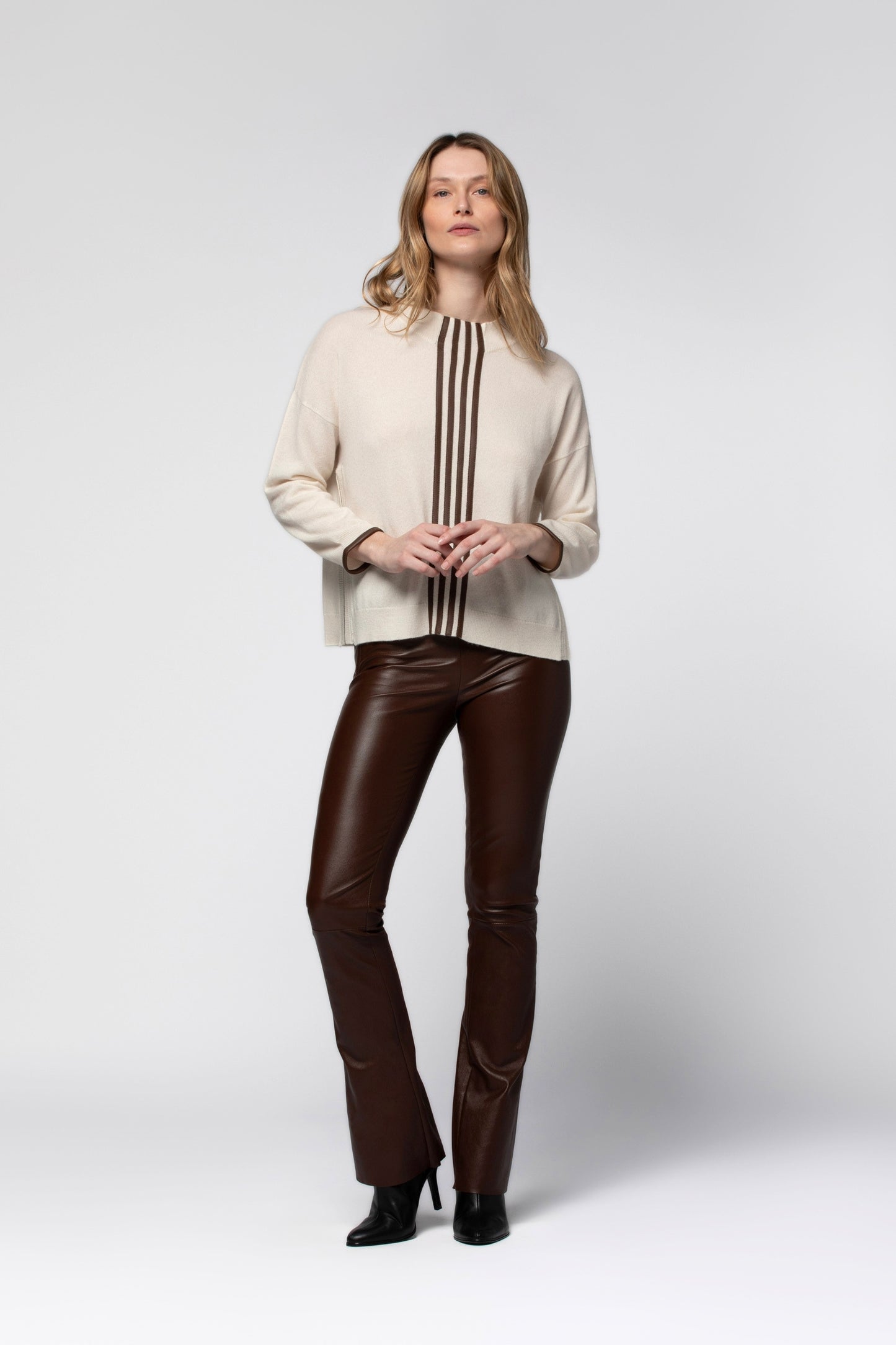 Legging en cuir BEYINA