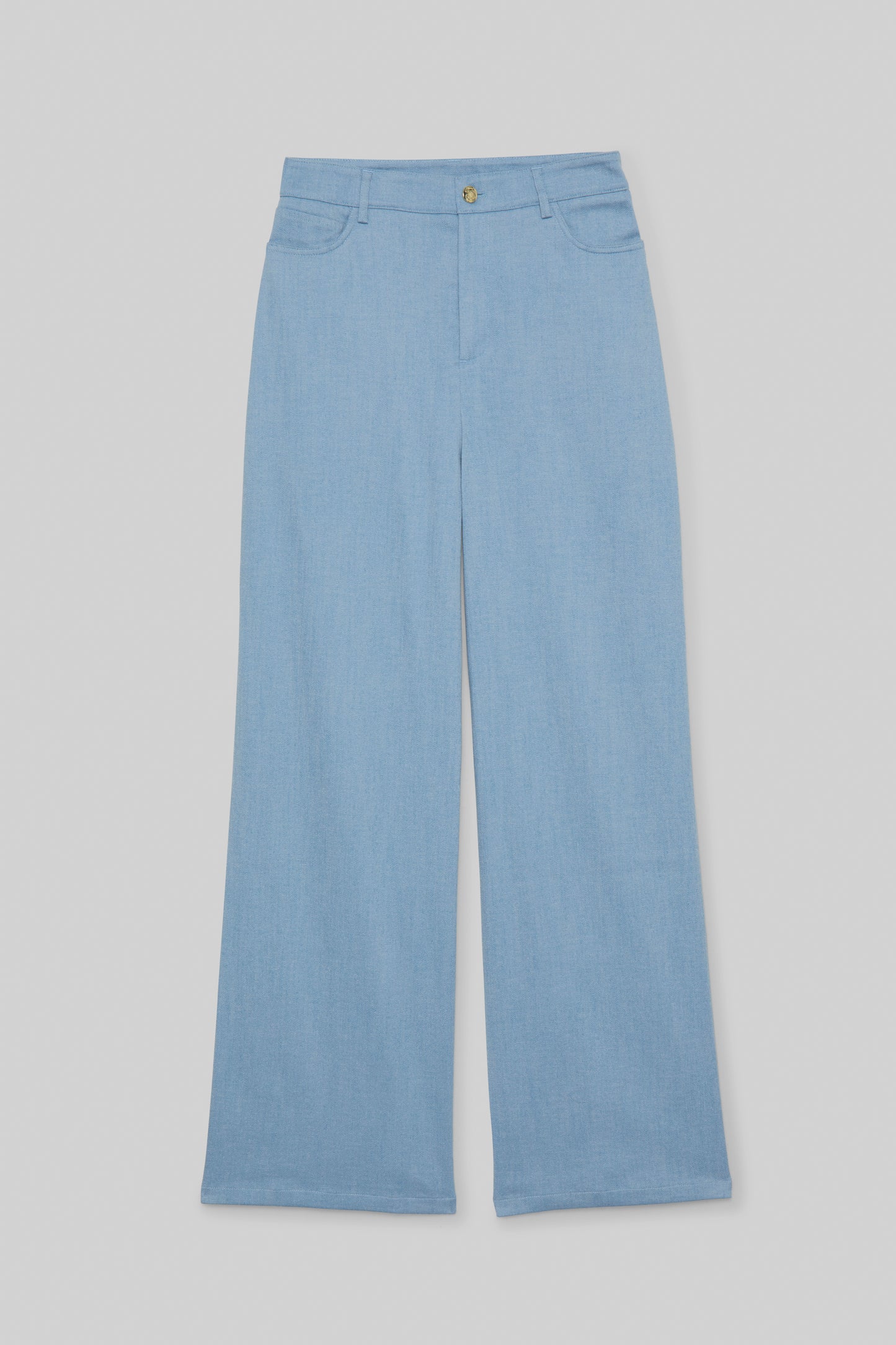 Pantalon Baina bleu en coton mode femme luxe