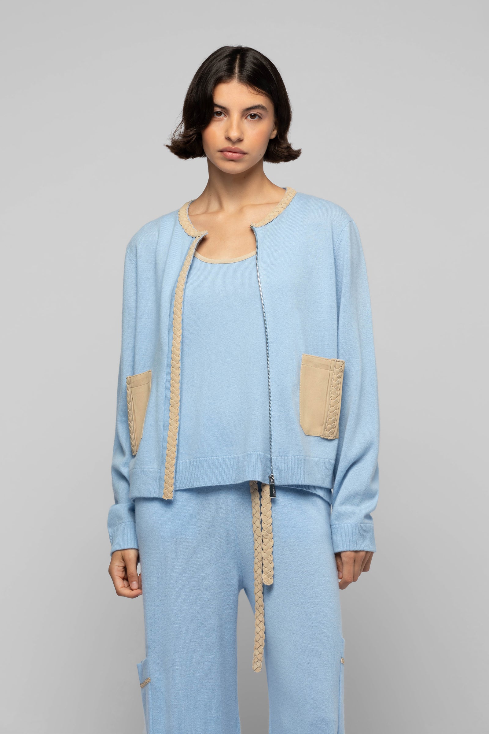 MW Luxe Monochromes Maxikleid