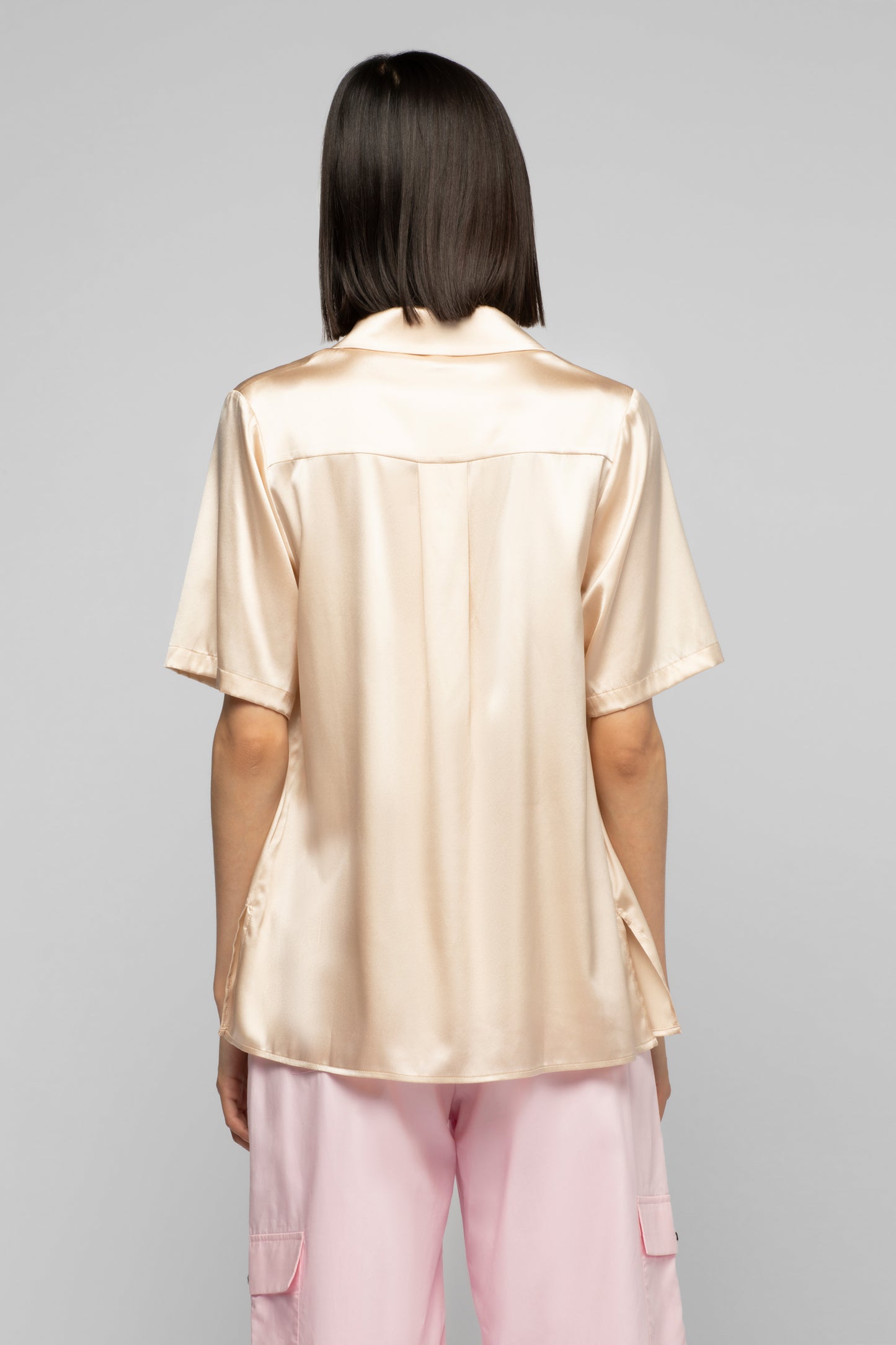 Chemise Latika beige en soie mode femme luxe