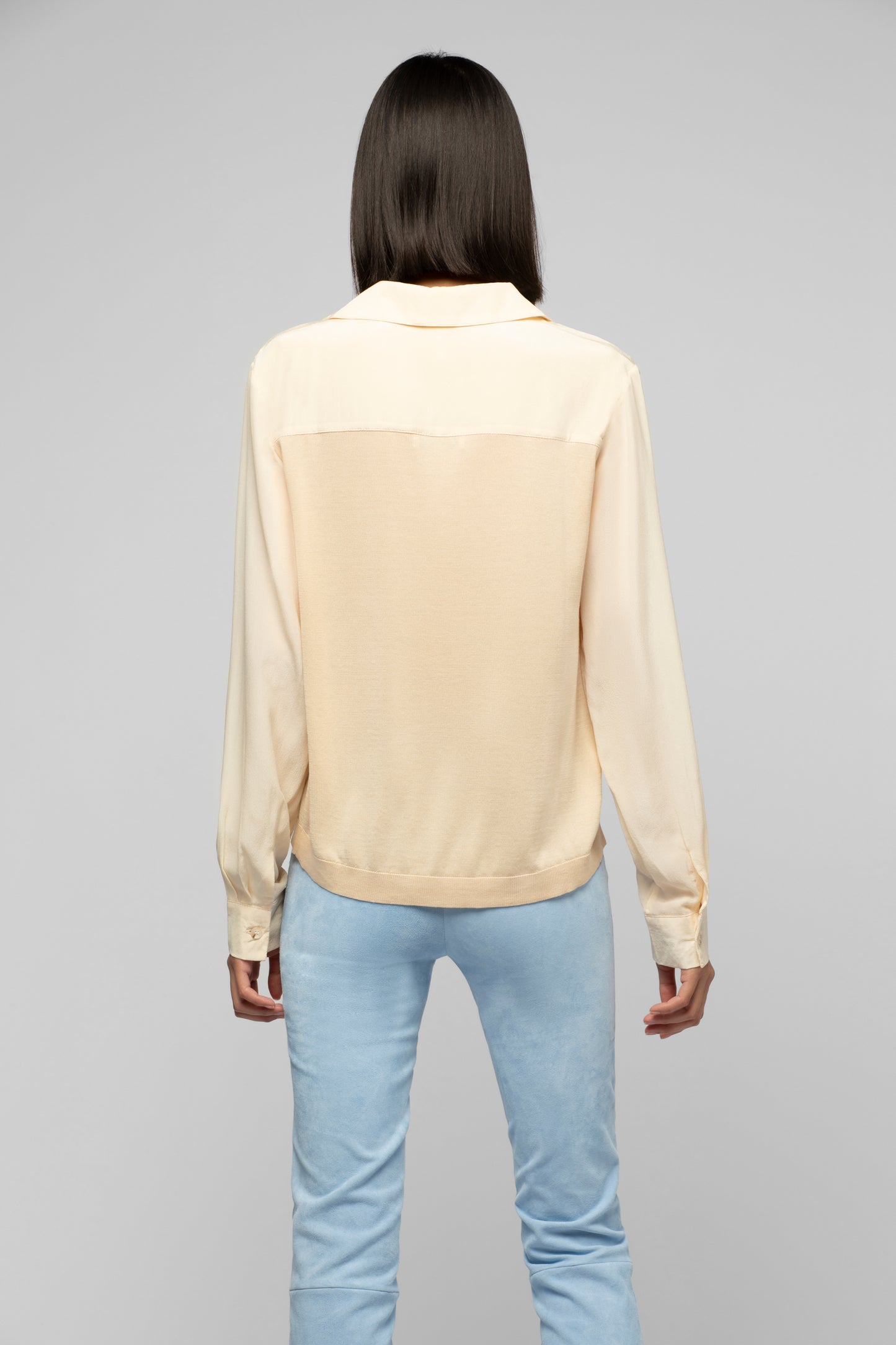 Pull Panny beige en laine et soie mode femme luxe