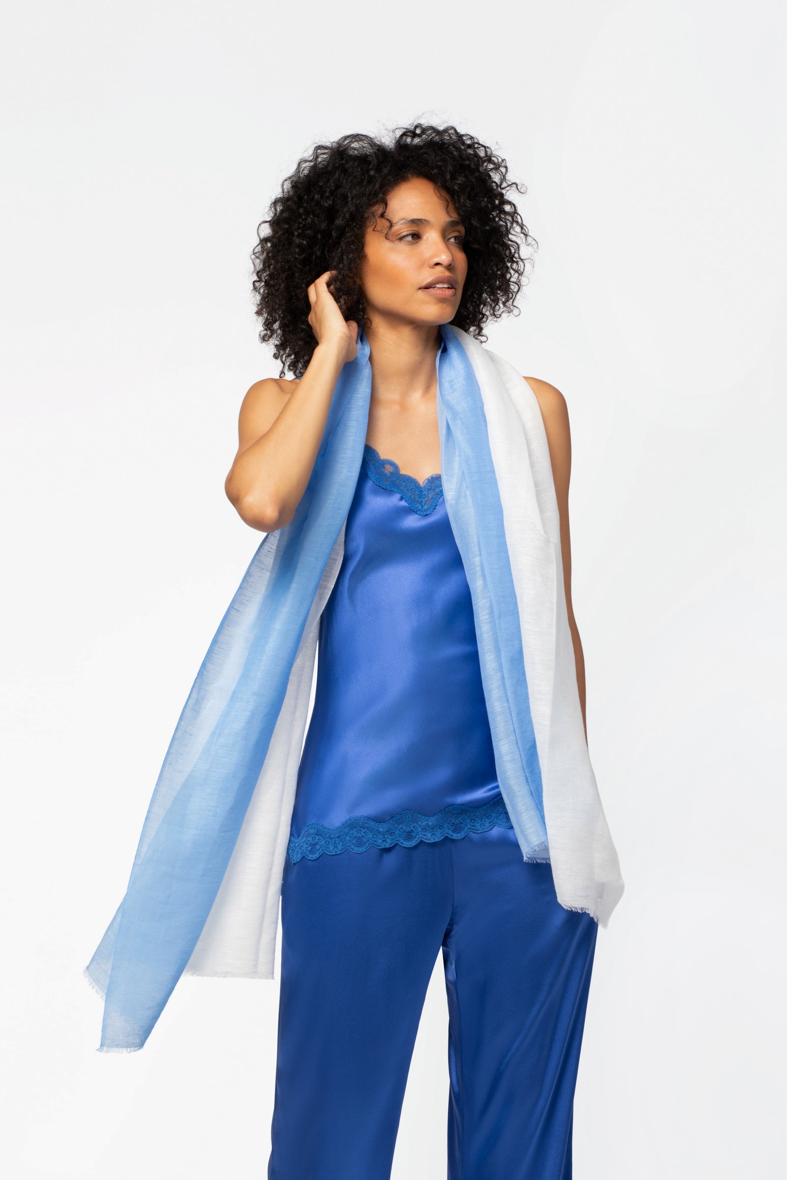 Foulard coton femme collection été MAX&MOI mode luxe contemporain