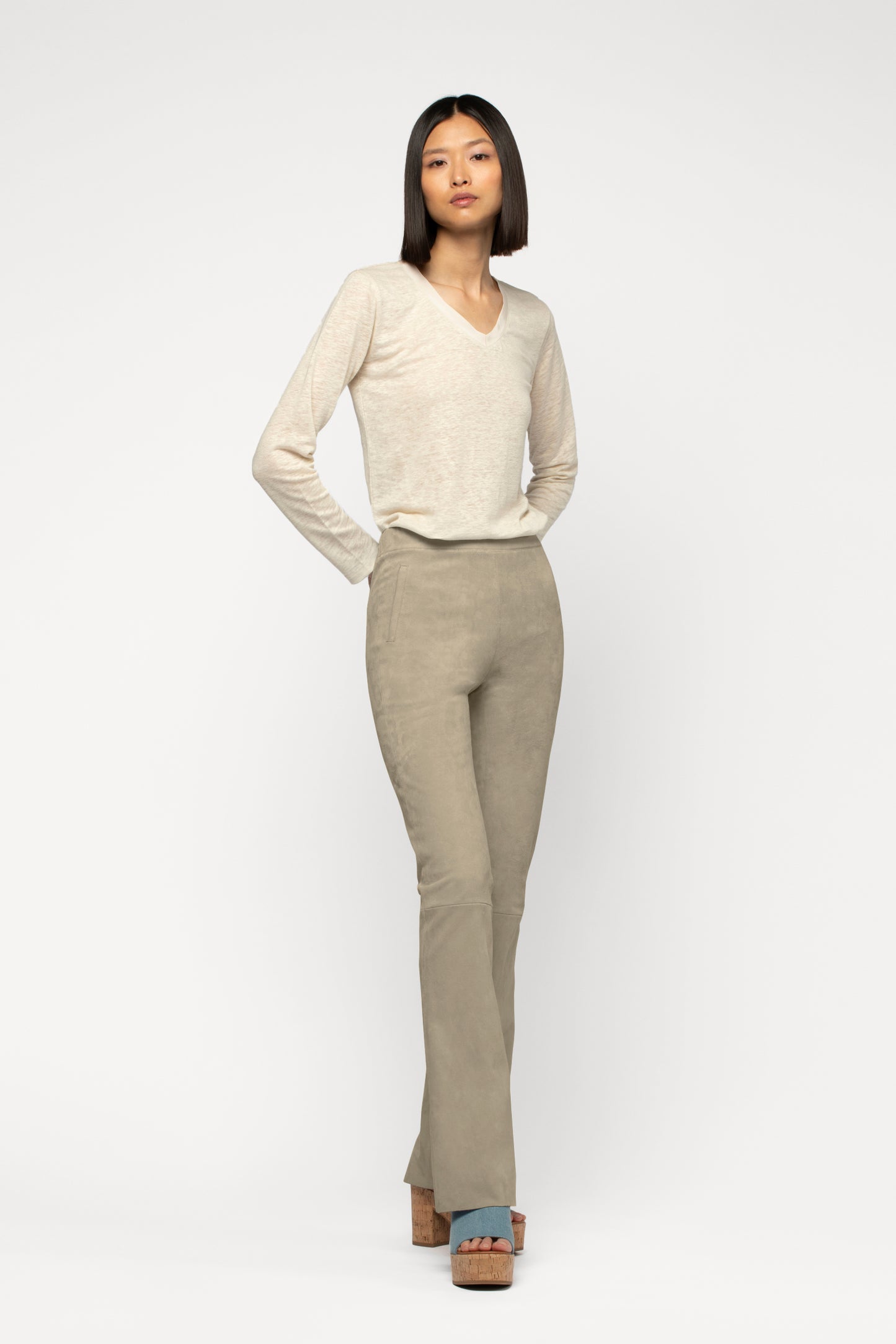 Legging en daim BEYINA