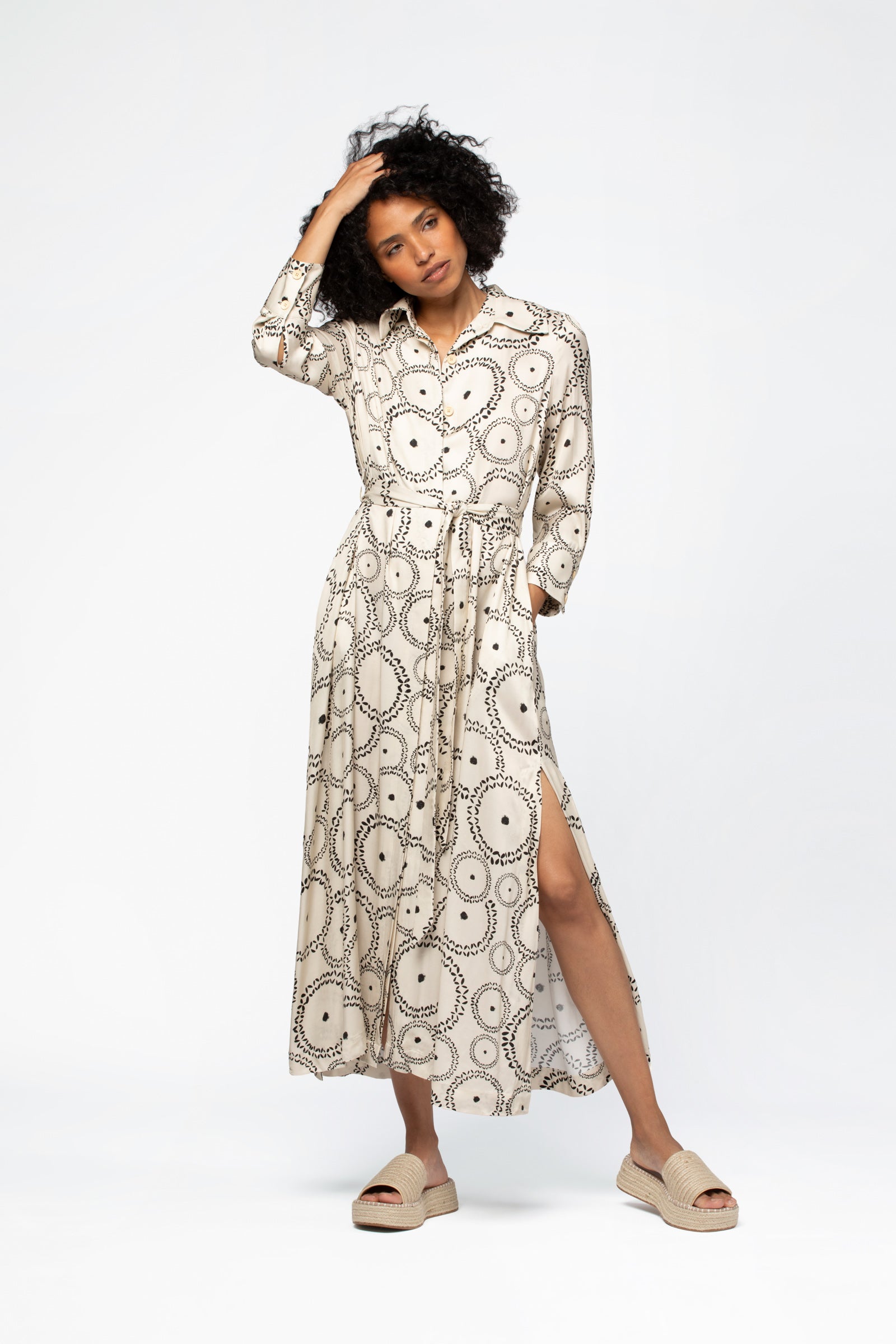 femme luxe shirt dress RAMIA dress