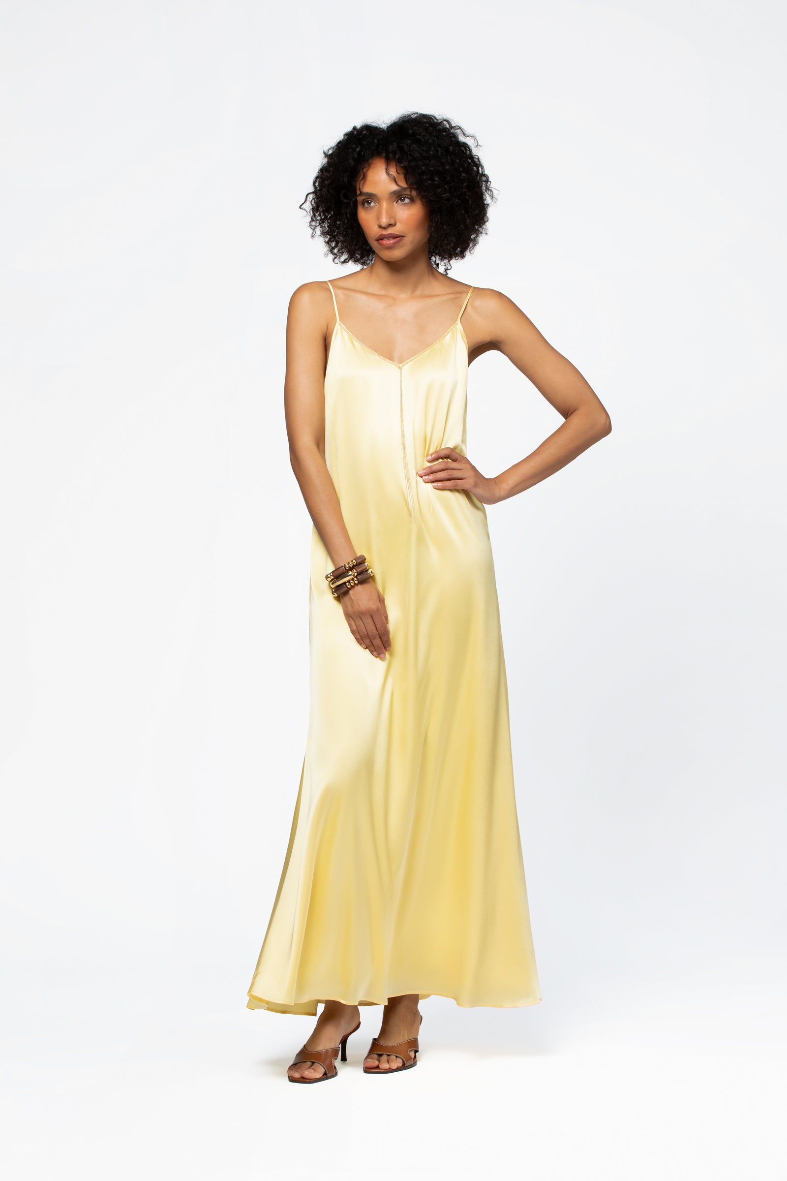 Robe soie fluide sun collection été MAX&MOI mode femme luxe