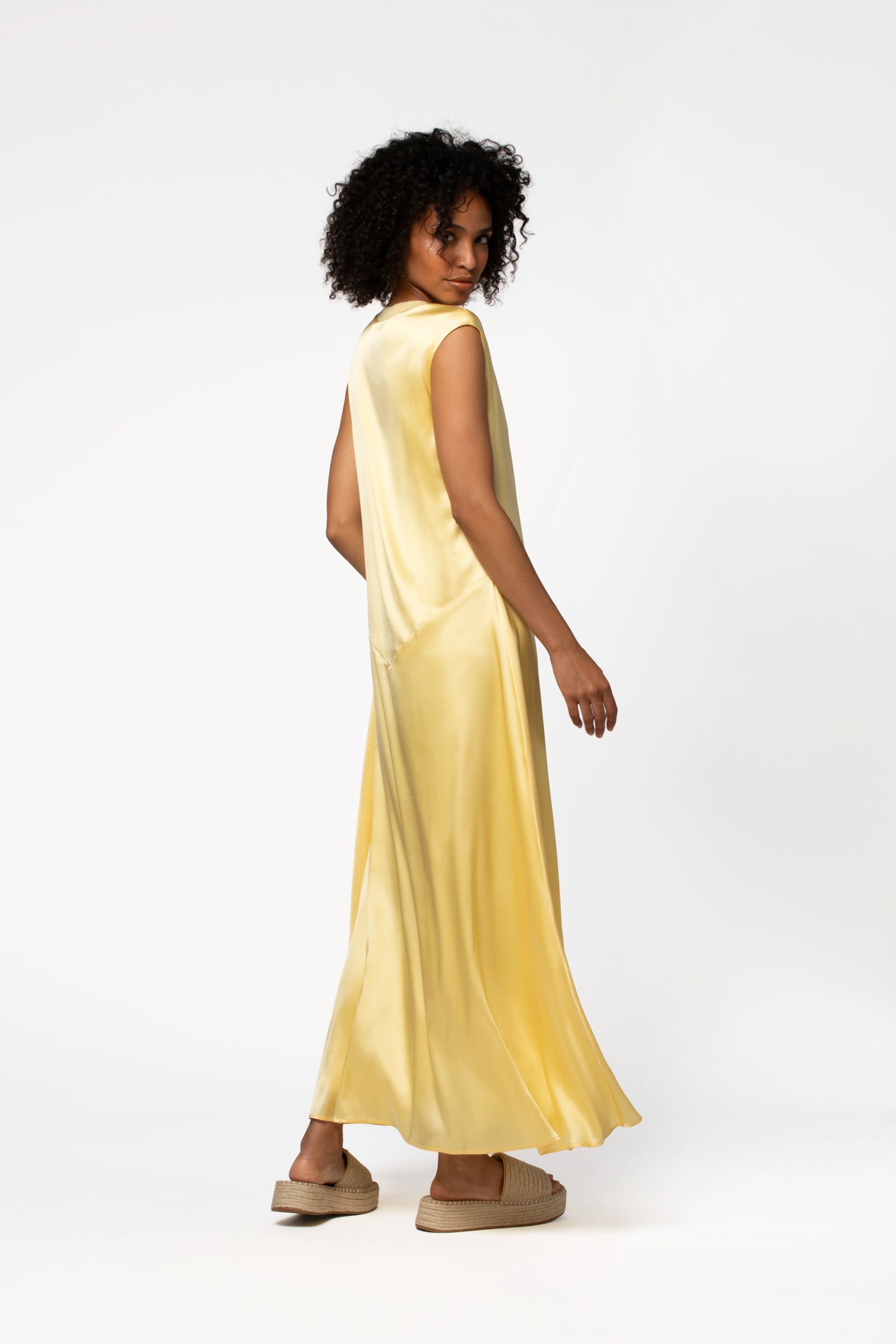 Robe soie fluide sun collection été MAX&MOI mode femme luxe