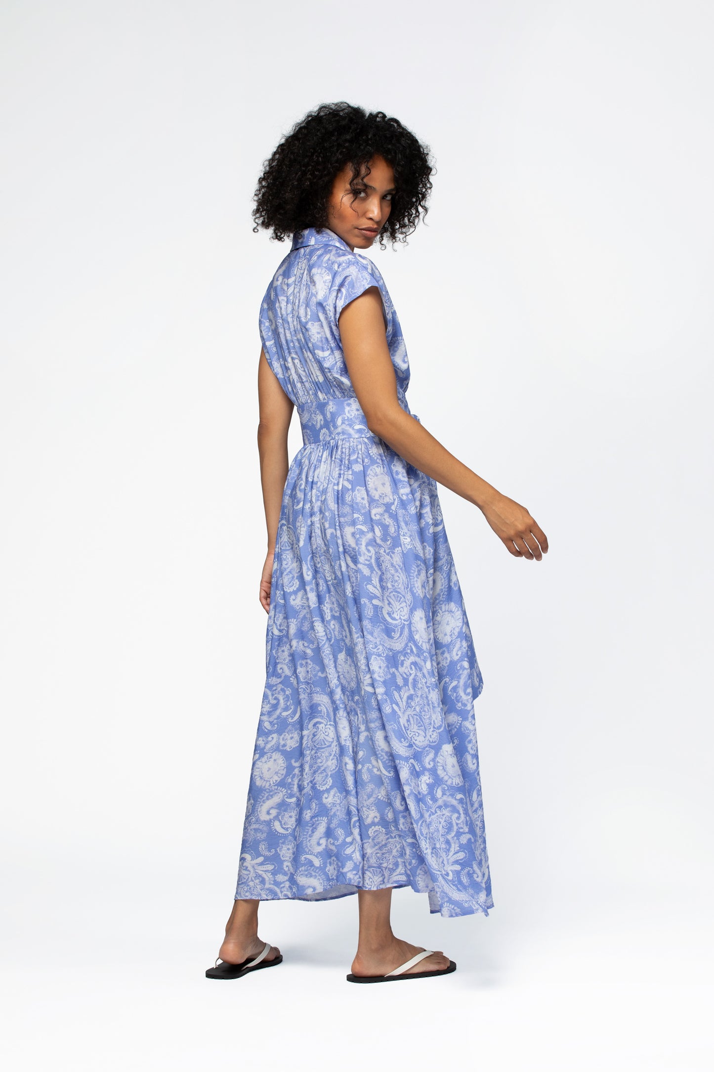 Robe longue femme imprimé bandana collection été MAX&MOI luxe