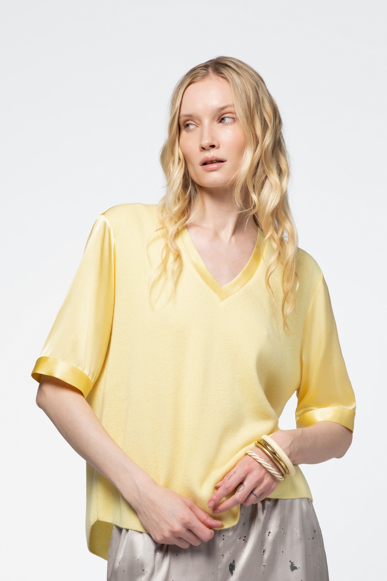 Top cachemire femme mode luxe MAX&MOI sun