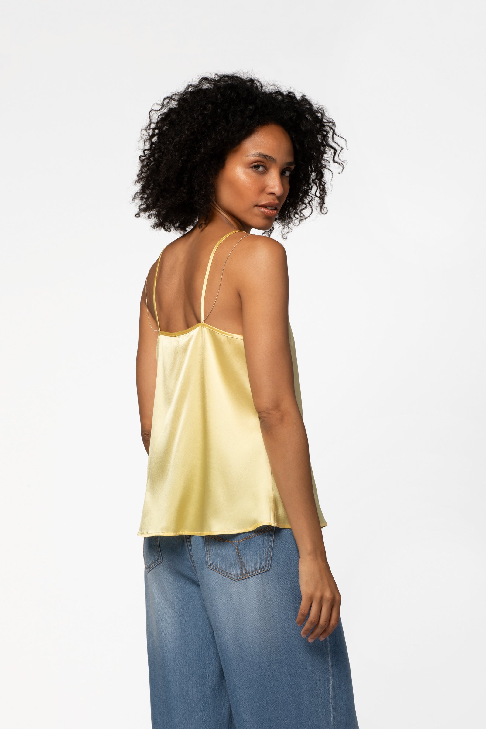 Débardeur soie coupe fluide sun collection été MAX&MOI mode femme luxe