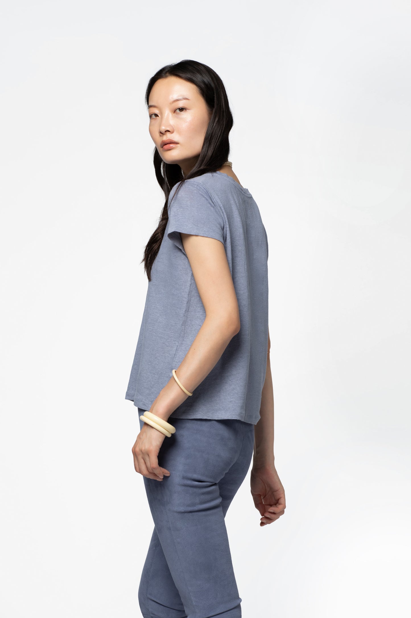 Top lin léger MAX&MOI mode femme luxe horizon