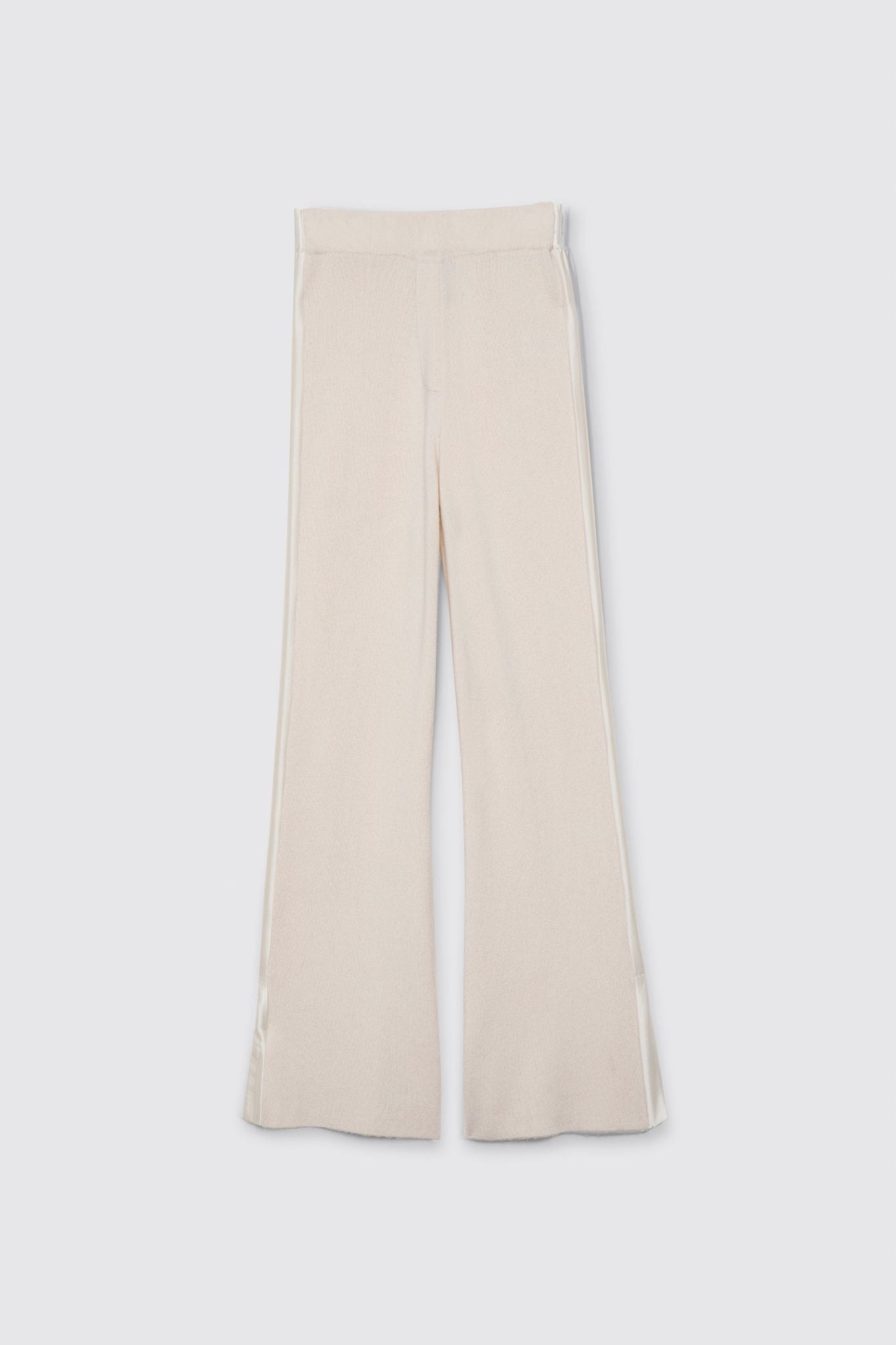 Pantalon BANI blanc en laine cachemire haut de gamme MAX&MOI