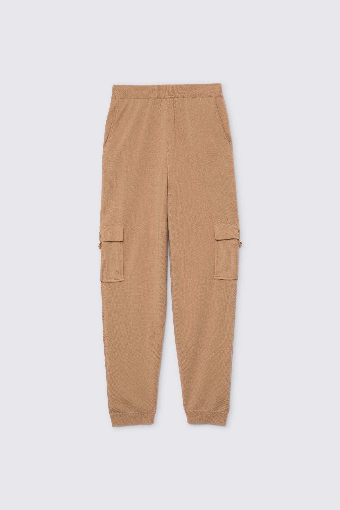 Pantalon BERNA camel en laine cachemire haut de gamme MAX&MOI