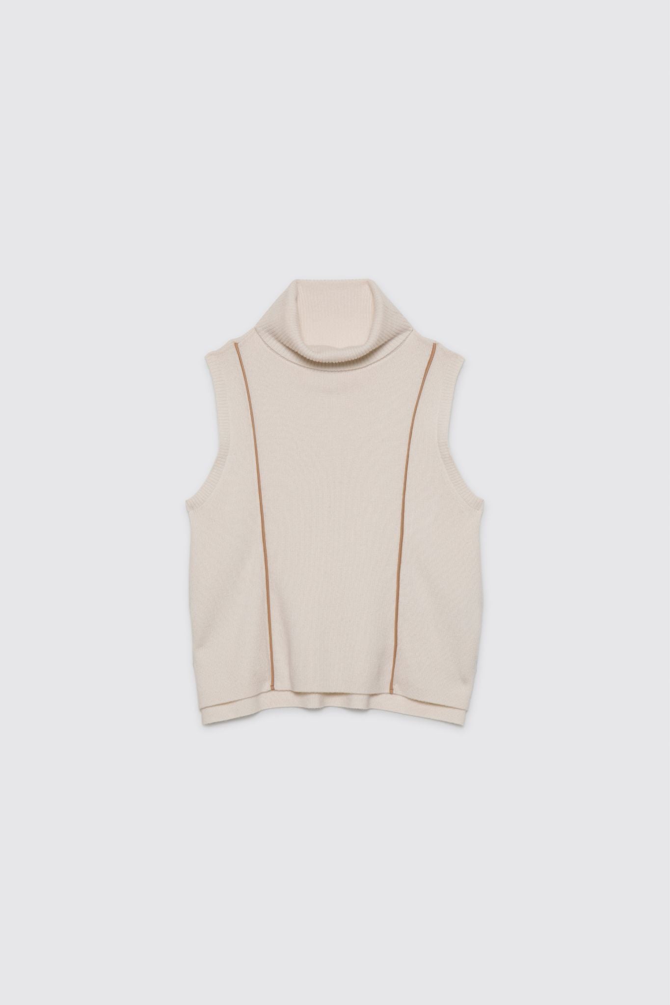 Pull PAVIE blanc en laine cachemire haut de gamme MAX&MOI