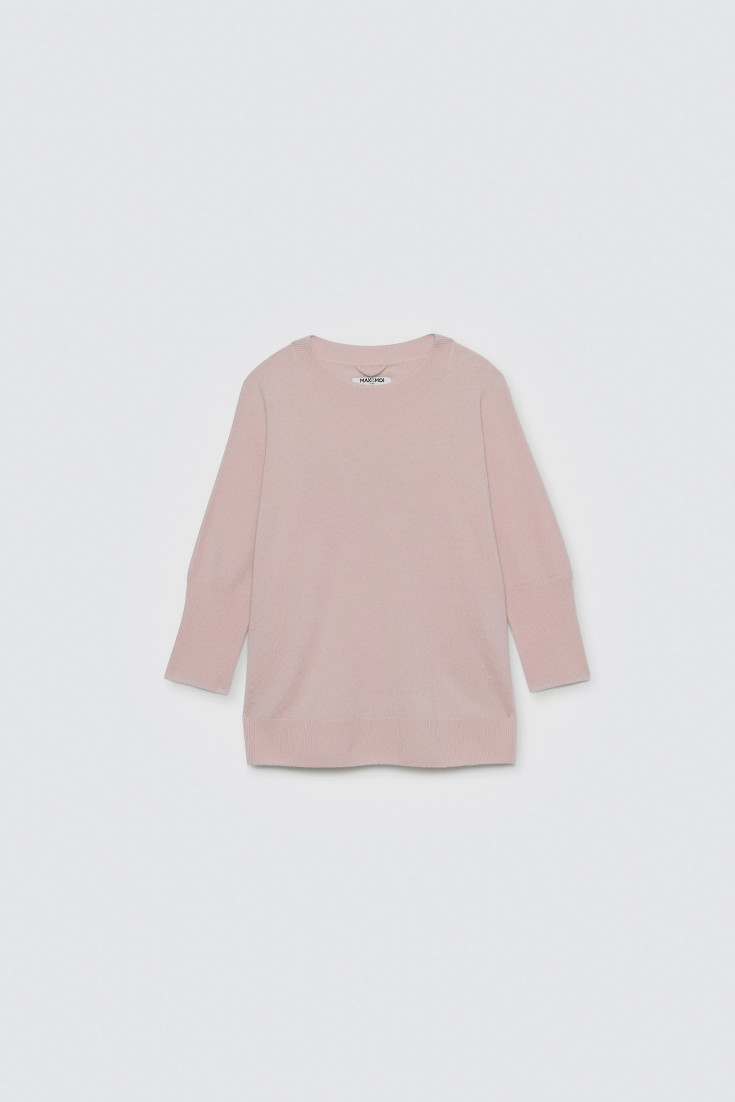 Pull PIBA rose chamallow en laine cachemire haut de gamme MAX&MOI