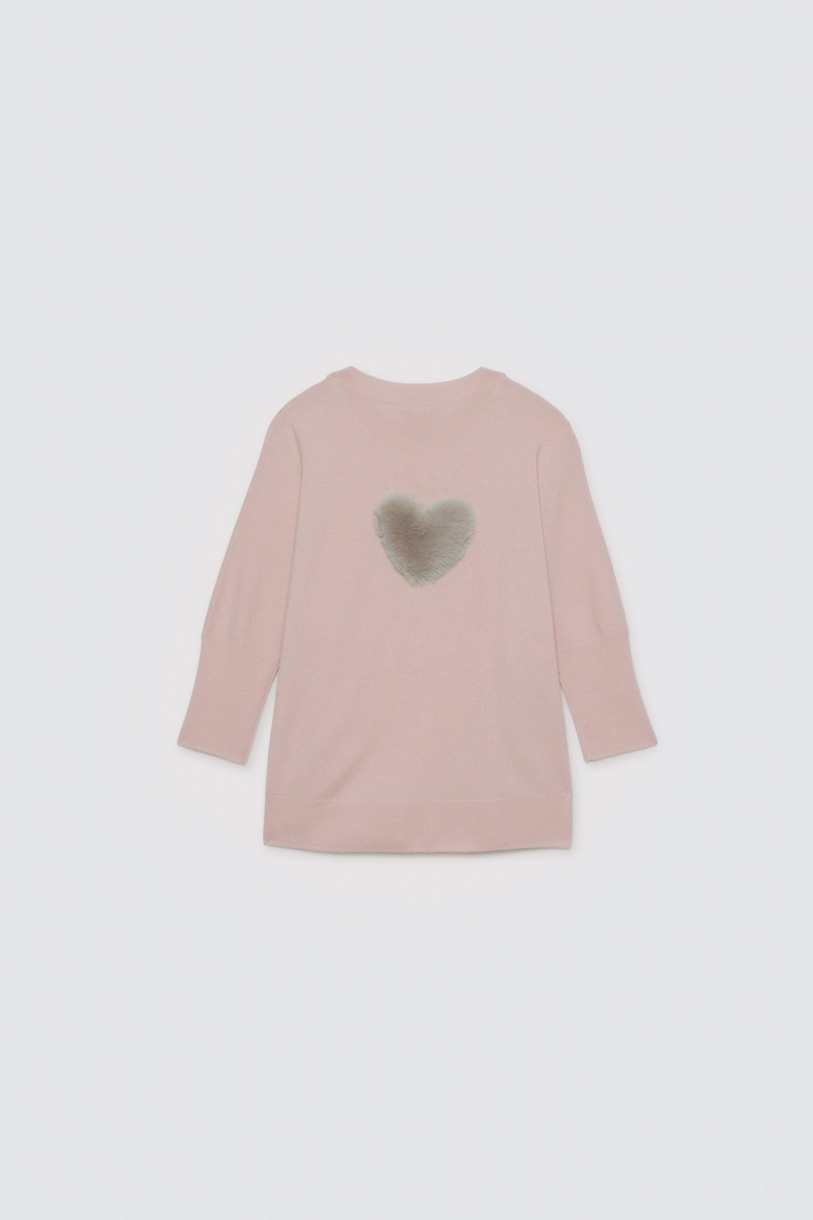 Pull PIBA rose chamallow en laine cachemire haut de gamme MAX&MOI