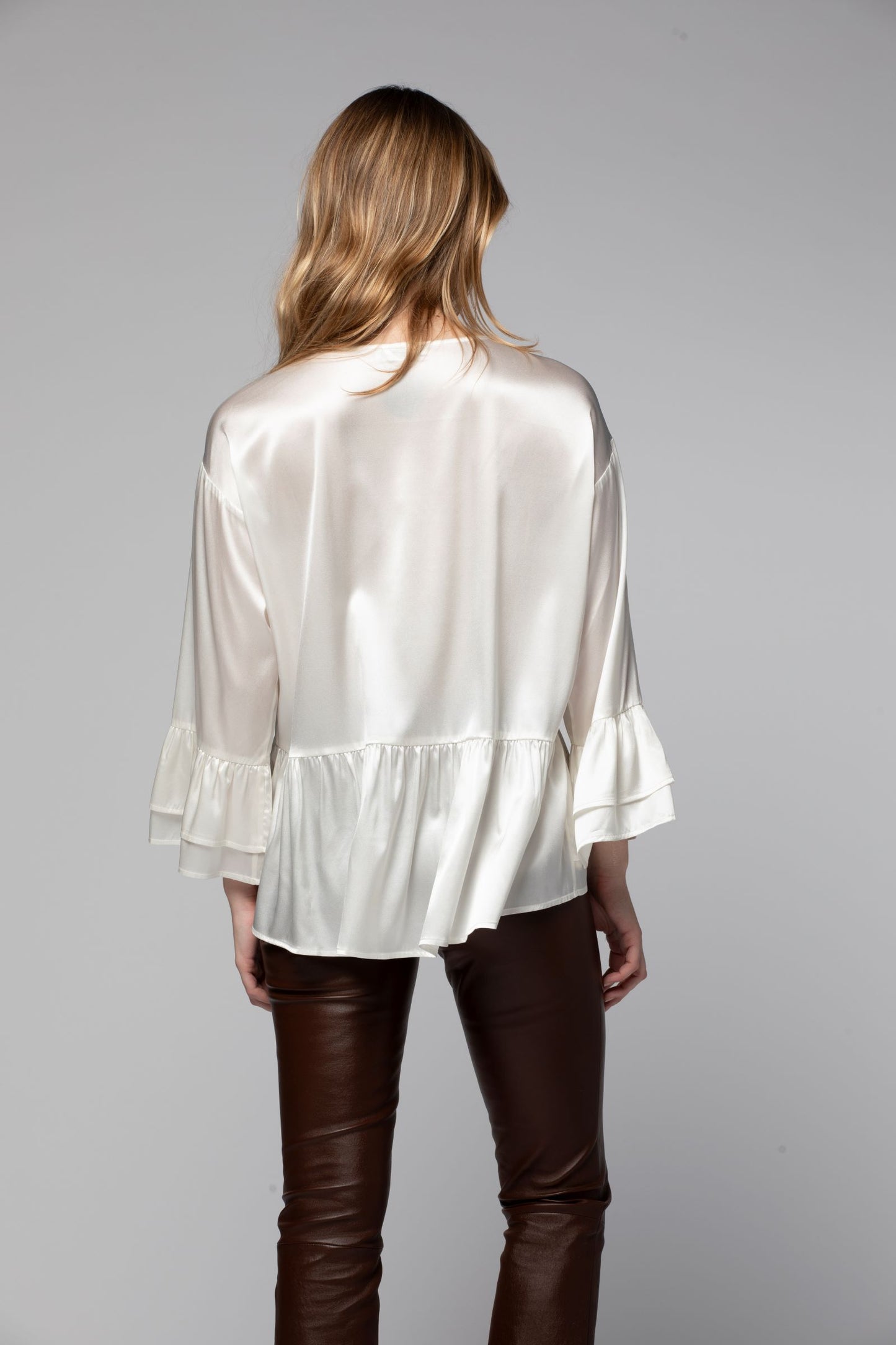Legging en cuir BEYINA
