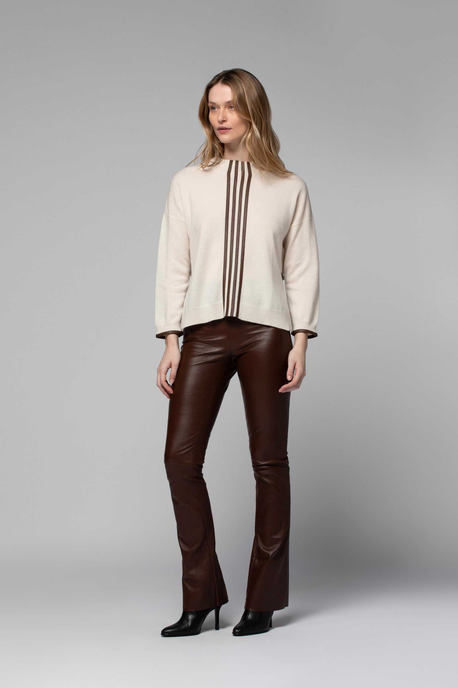 Legging en cuir BEYINA