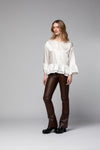 Legging en cuir BEYINA
