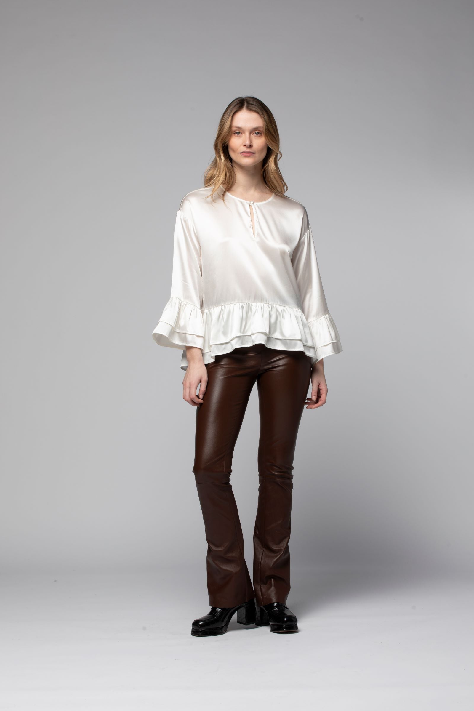 Leather leggings BEYINA