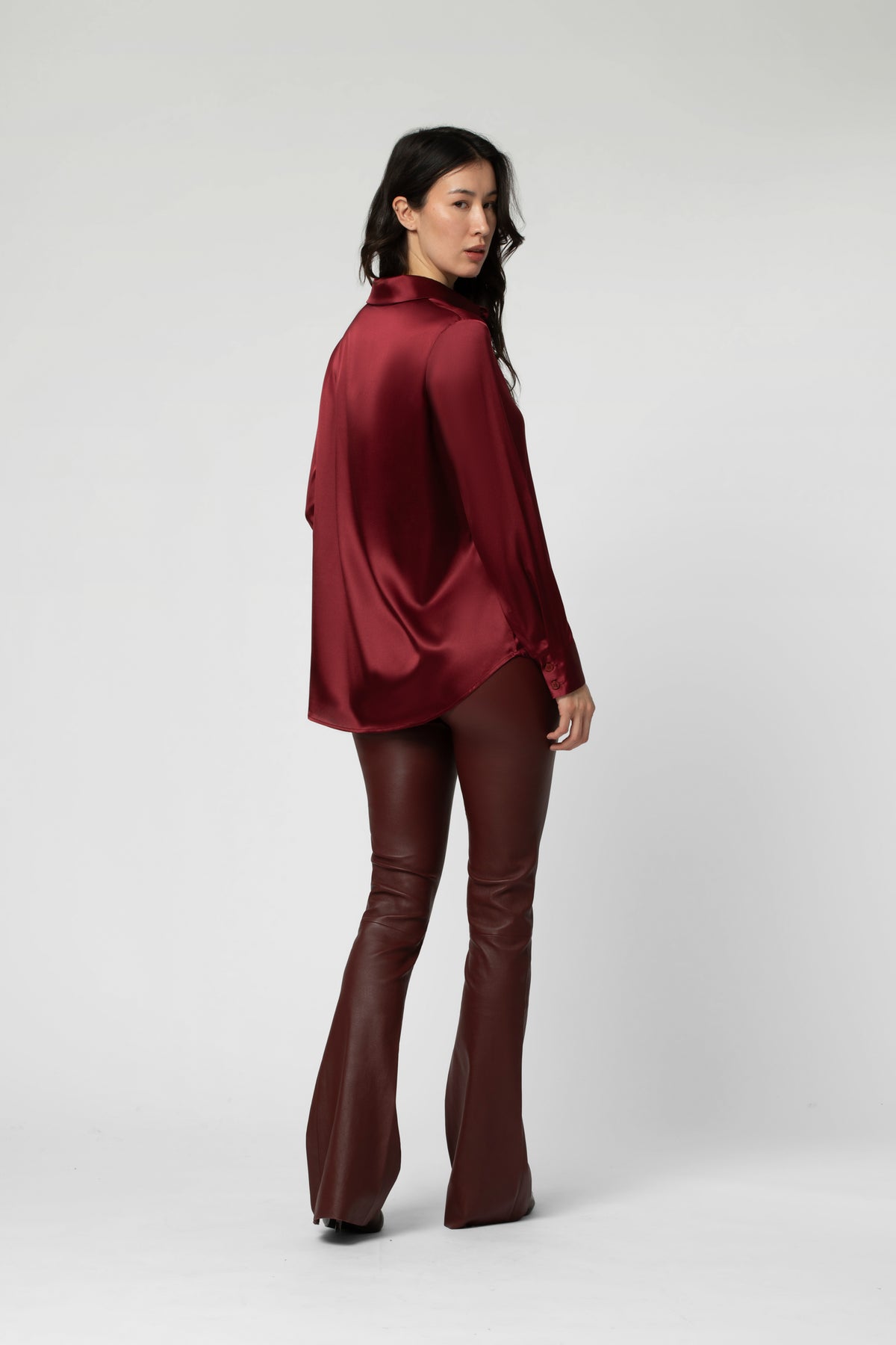Legging en cuir BEYINA