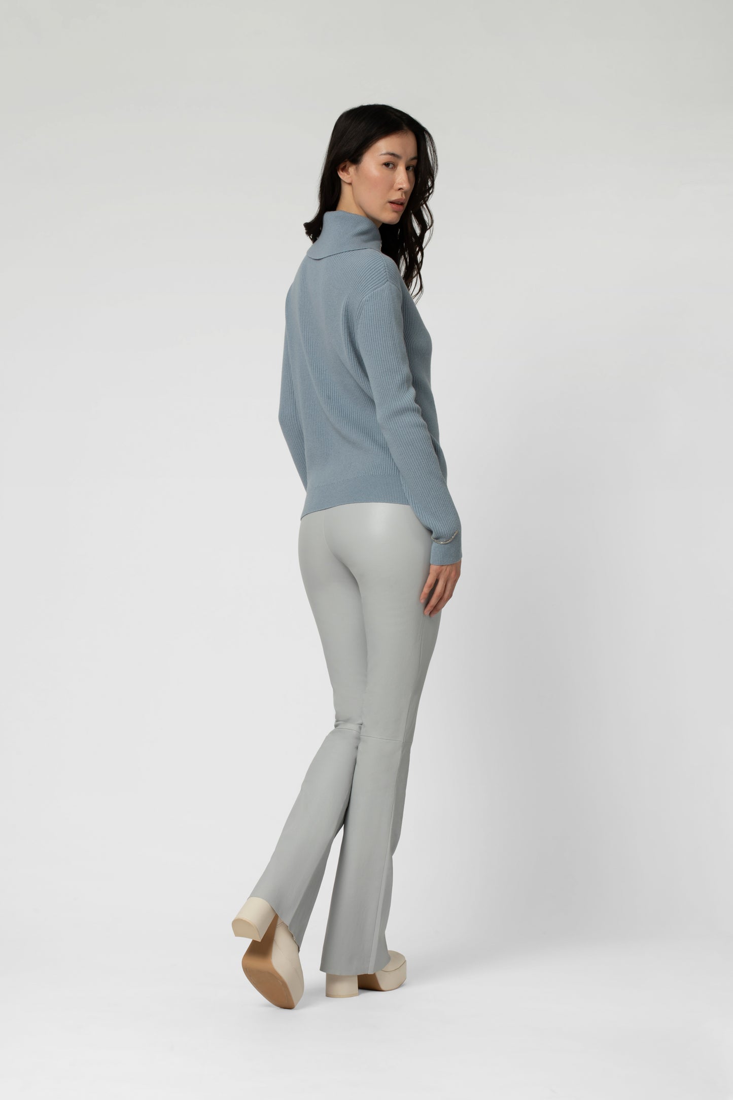 Legging en cuir BEYINA