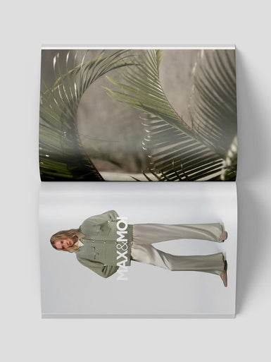 Veste en laine et cachemire et pantalon en soie MAX&MOI magazine femme mode luxe