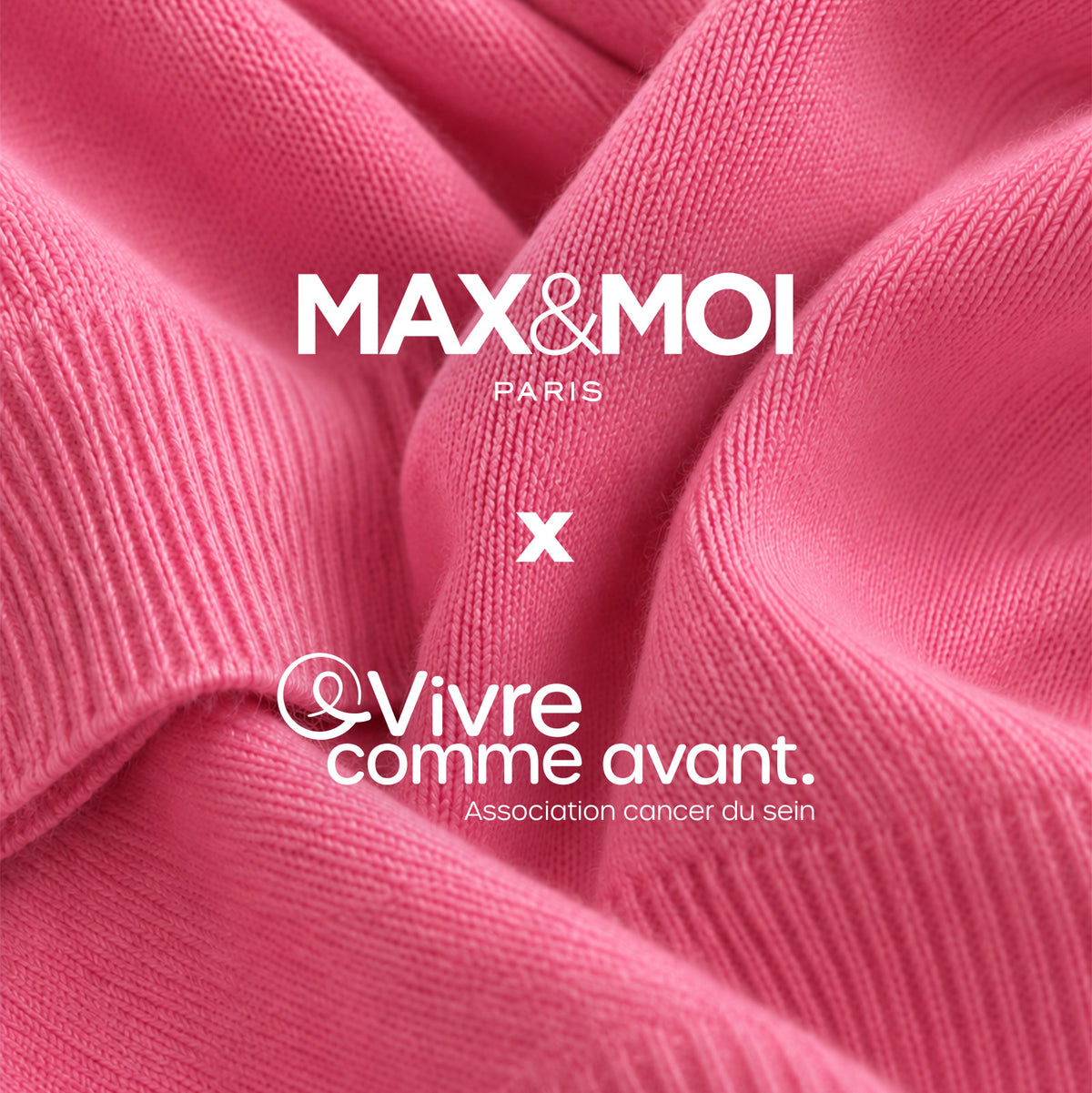Octobre Rose 2026 : MAX&MOI s'engage aux côtés de l'association Vivre Comme Avant.