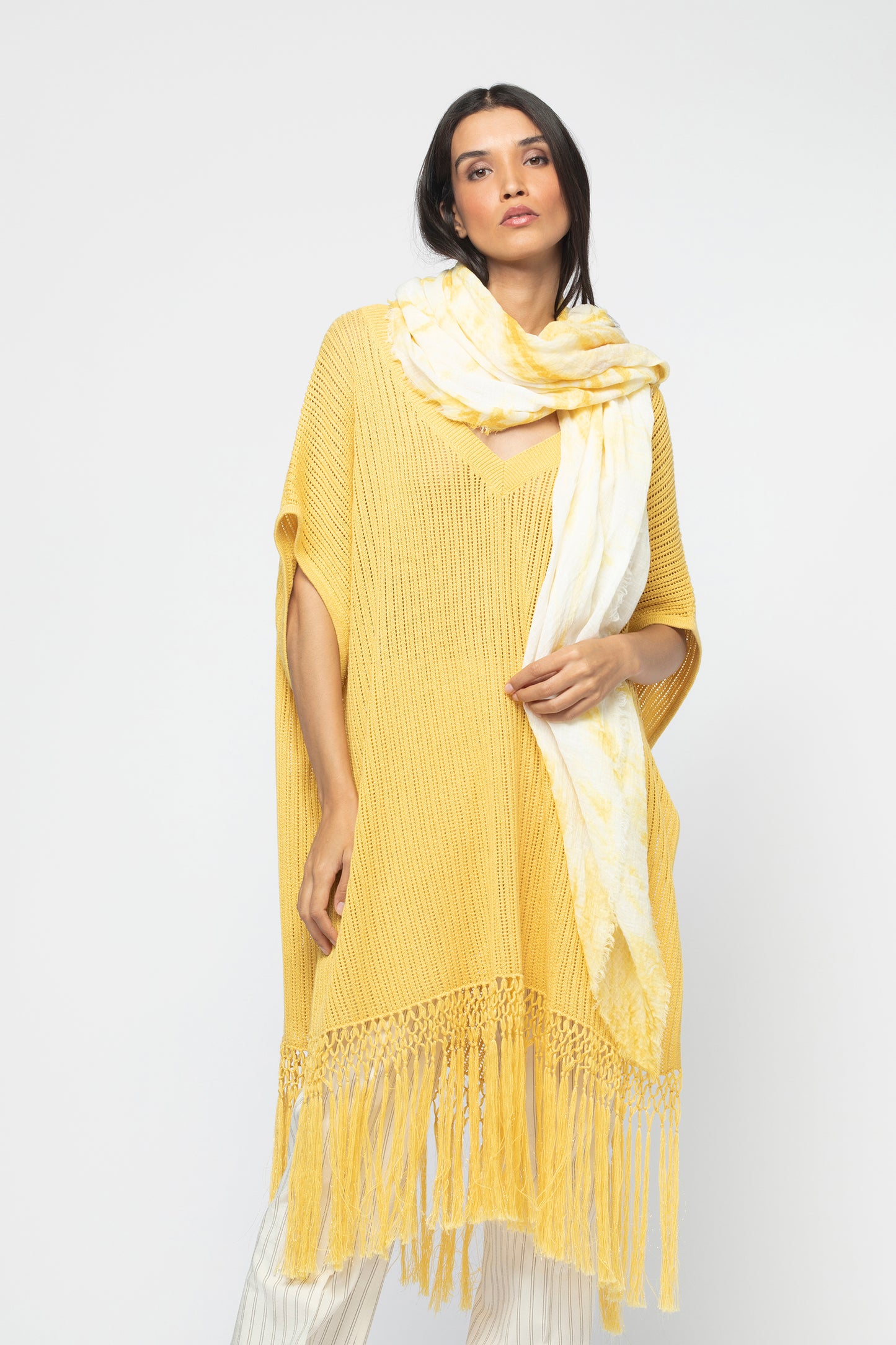 Solar yellow TARCOLA scarf